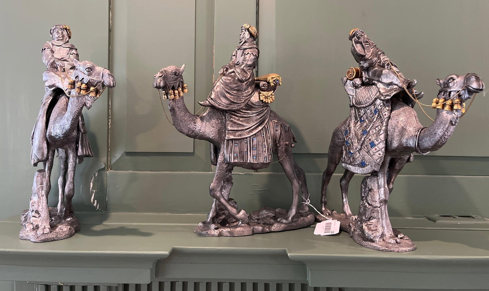 Michael Ricker Pewter Three Wise Men on Camels (1 of 9)