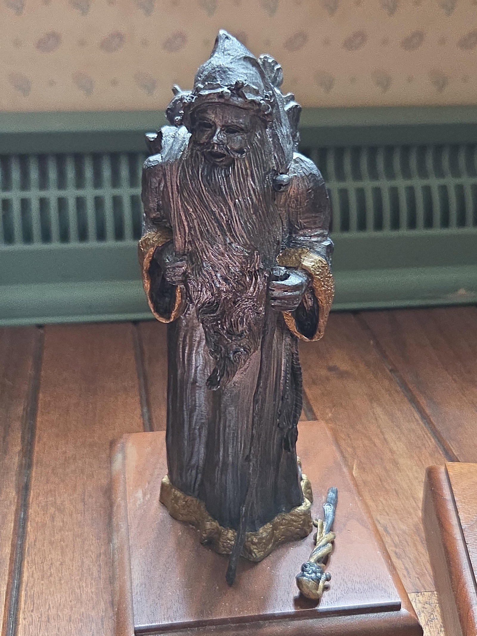 Pair Michael Ricker Cast Pewter Figurines (1 of 2)