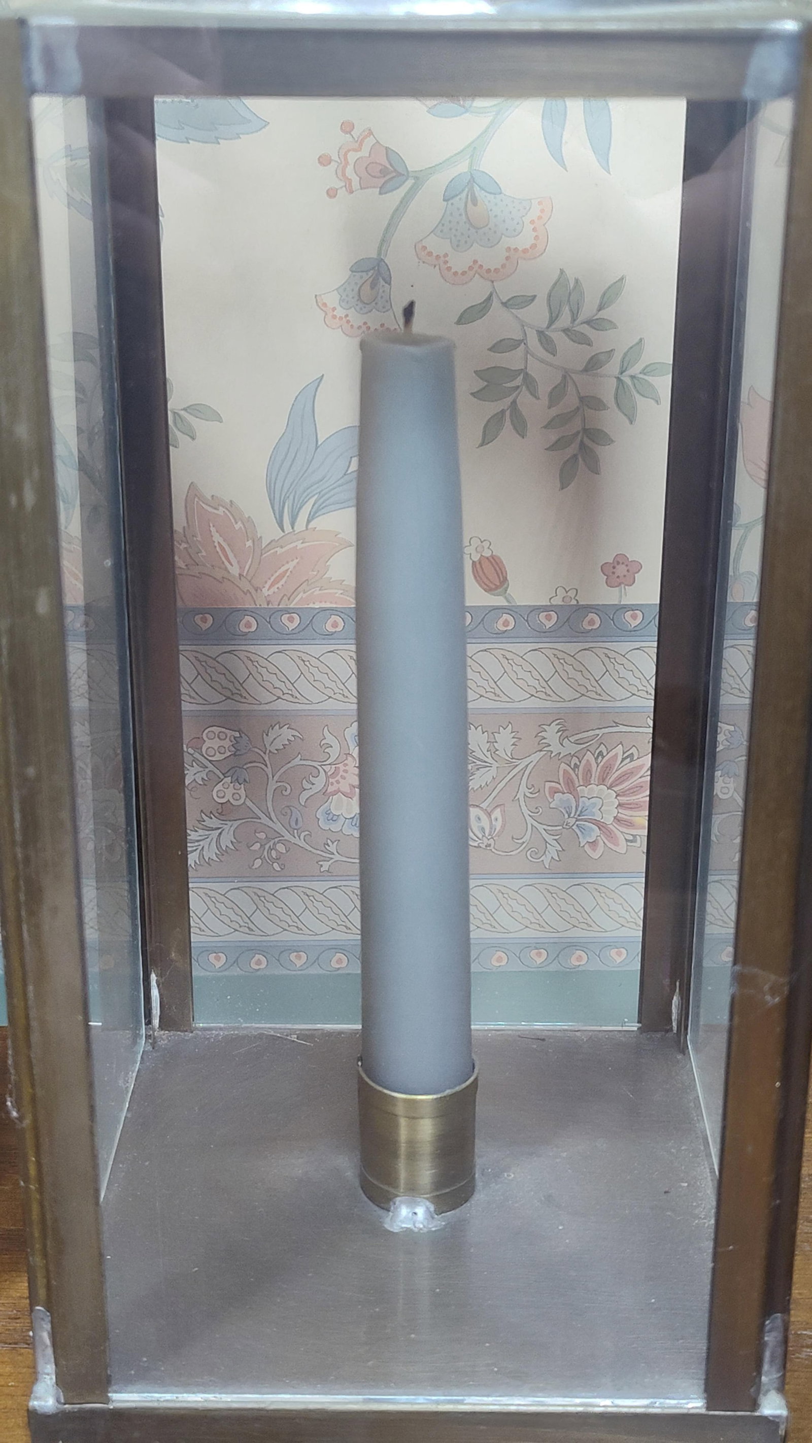 Electrified Rustic Sconce & Metal Candle Lantern - 2