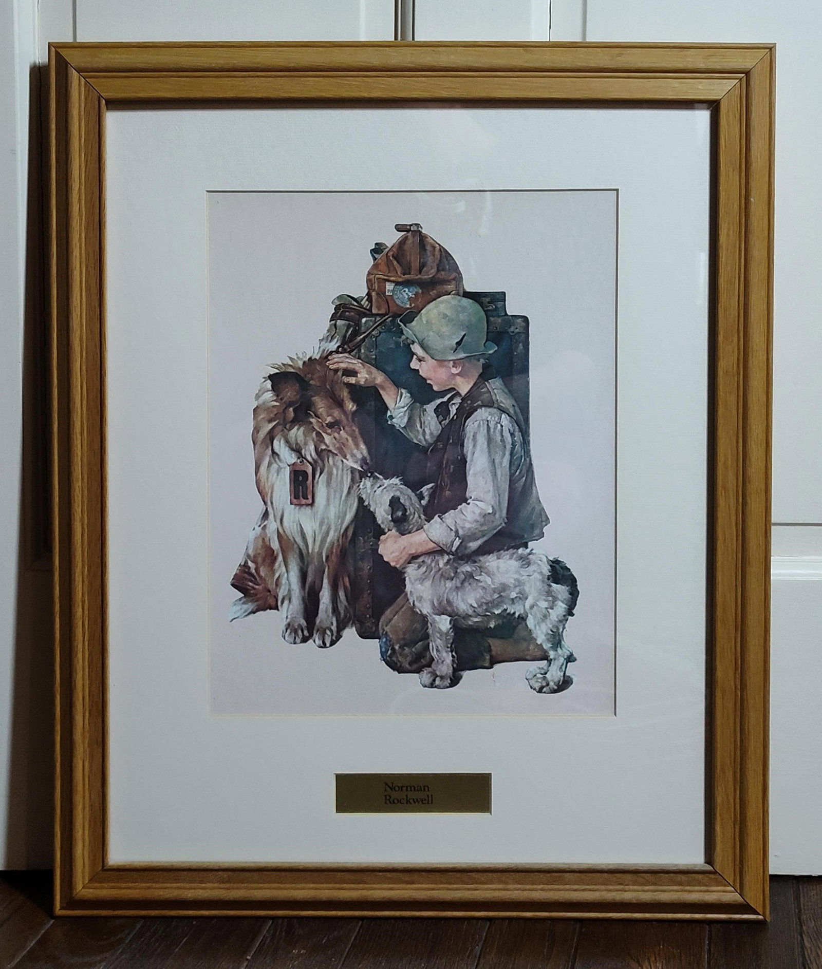 Norman Rockwell Offset Lithograph Making Friends (1 of 3)