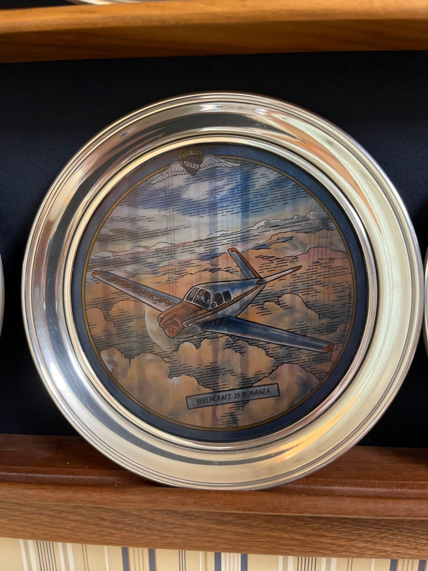 Set AOPA 50th Anniversary Aviation Plaques - 3