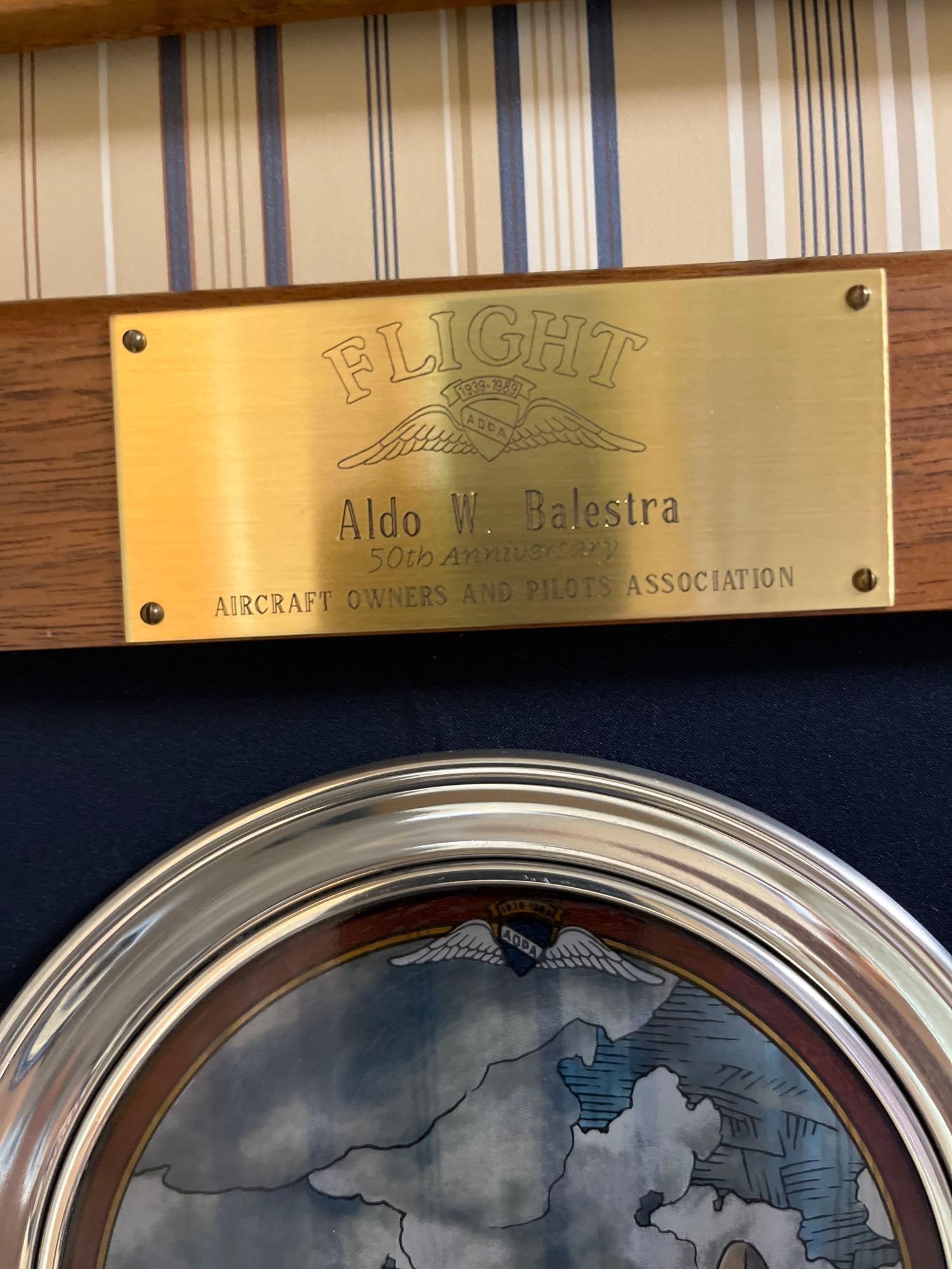 Set AOPA 50th Anniversary Aviation Plaques - 6