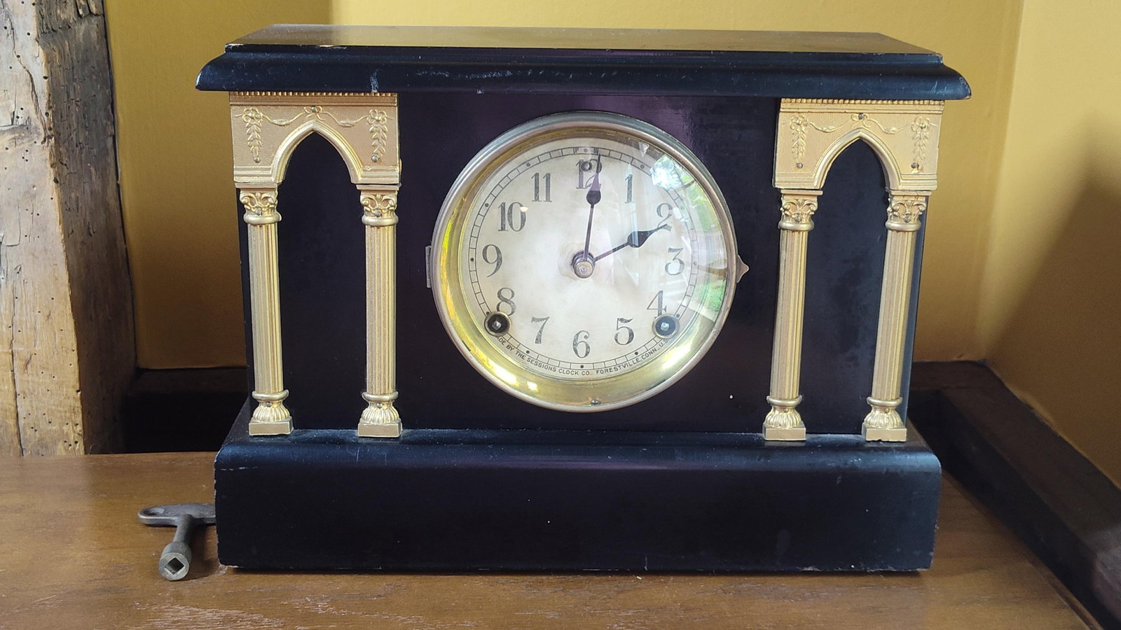 Sessions 8-Day Time & Strike Mantel Clock (1 of 5)