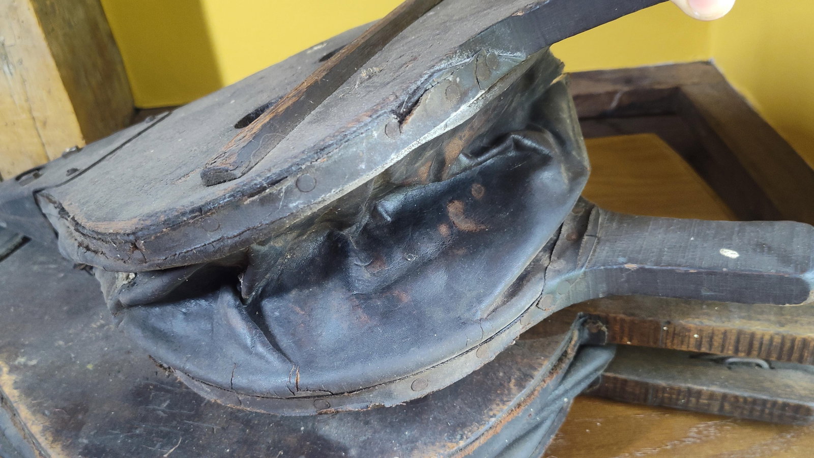 4 Fireplace Bellows, one signed J. R. Beard - 4