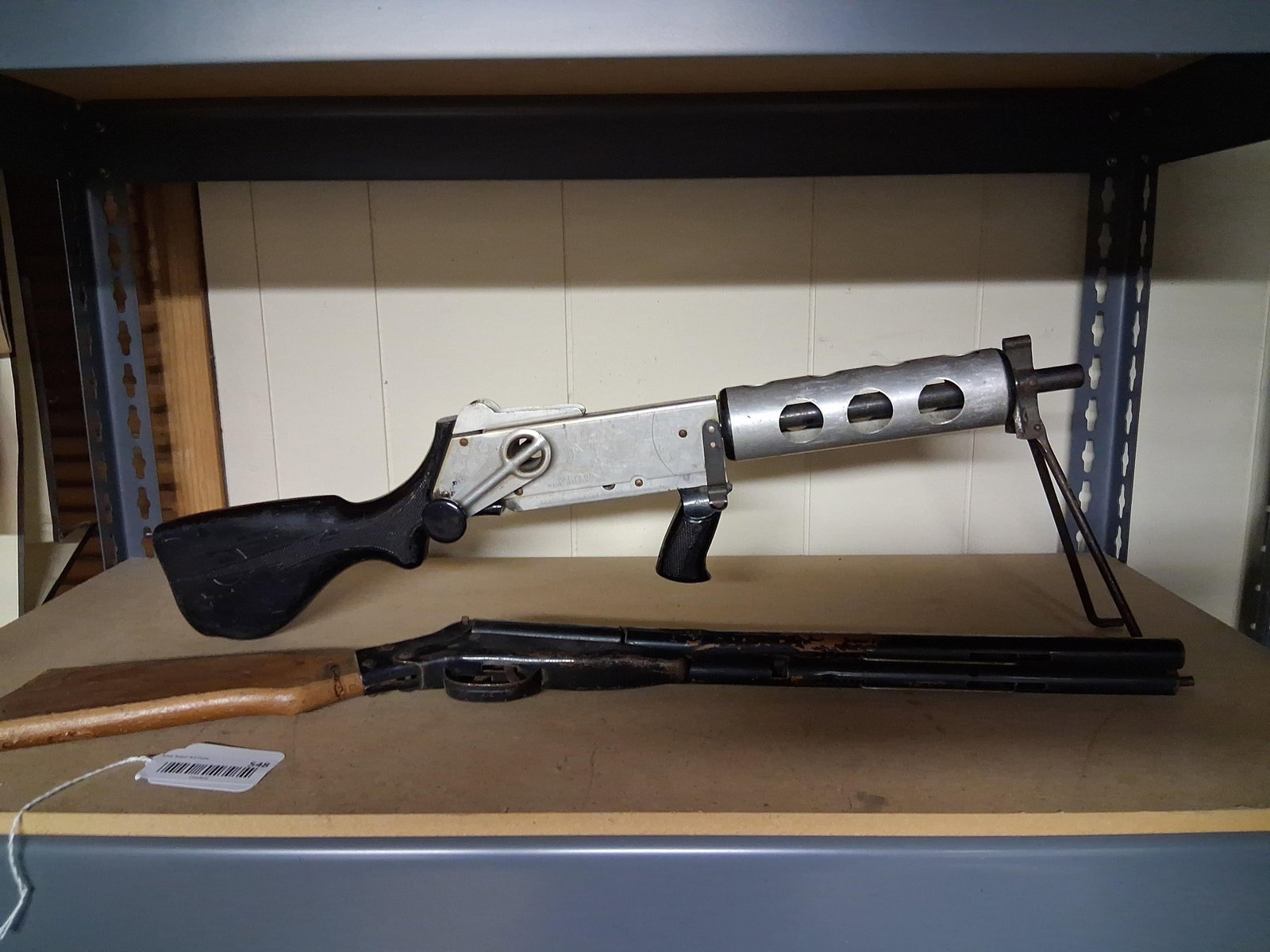 Buddy L Spitfire Machine Gun and Wyandotte BB Rifle (1 of 7)