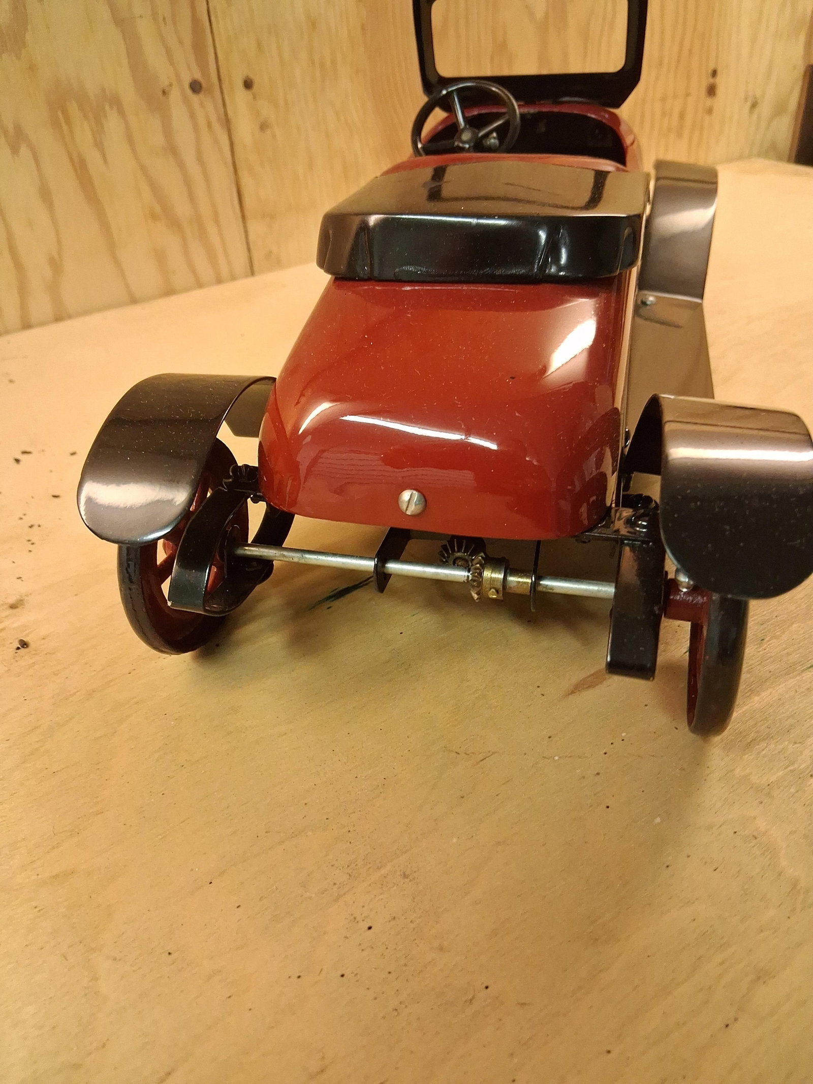 Structo Bearcat Roadster Clockwork Toy Car - 6