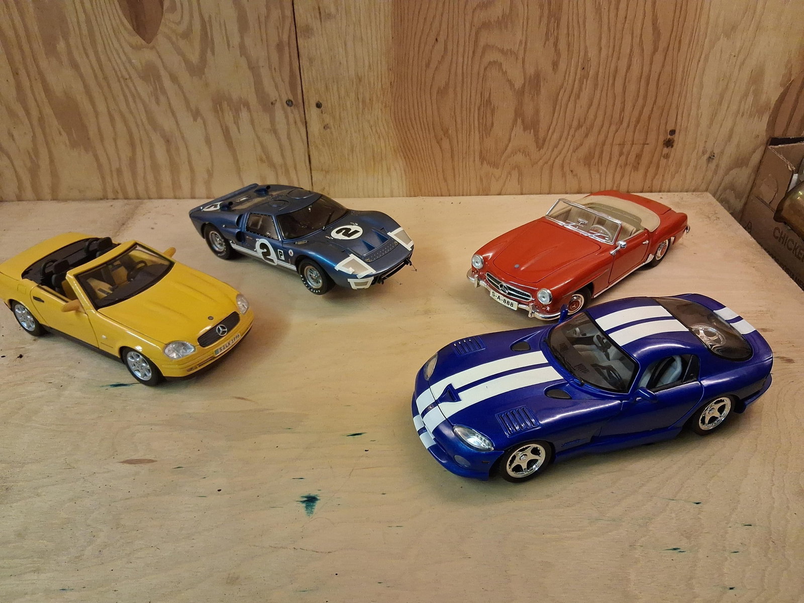 Four 1:18 Scale Maisto and Exoto Model Cars (1 of 10)