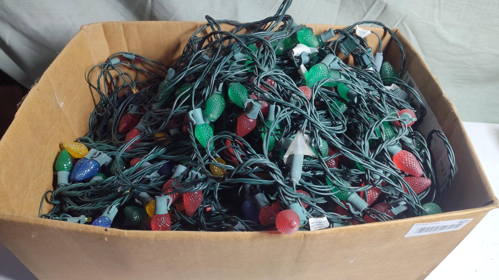 Multi-Color Faceted Christmas Light Strings (1 of 2)