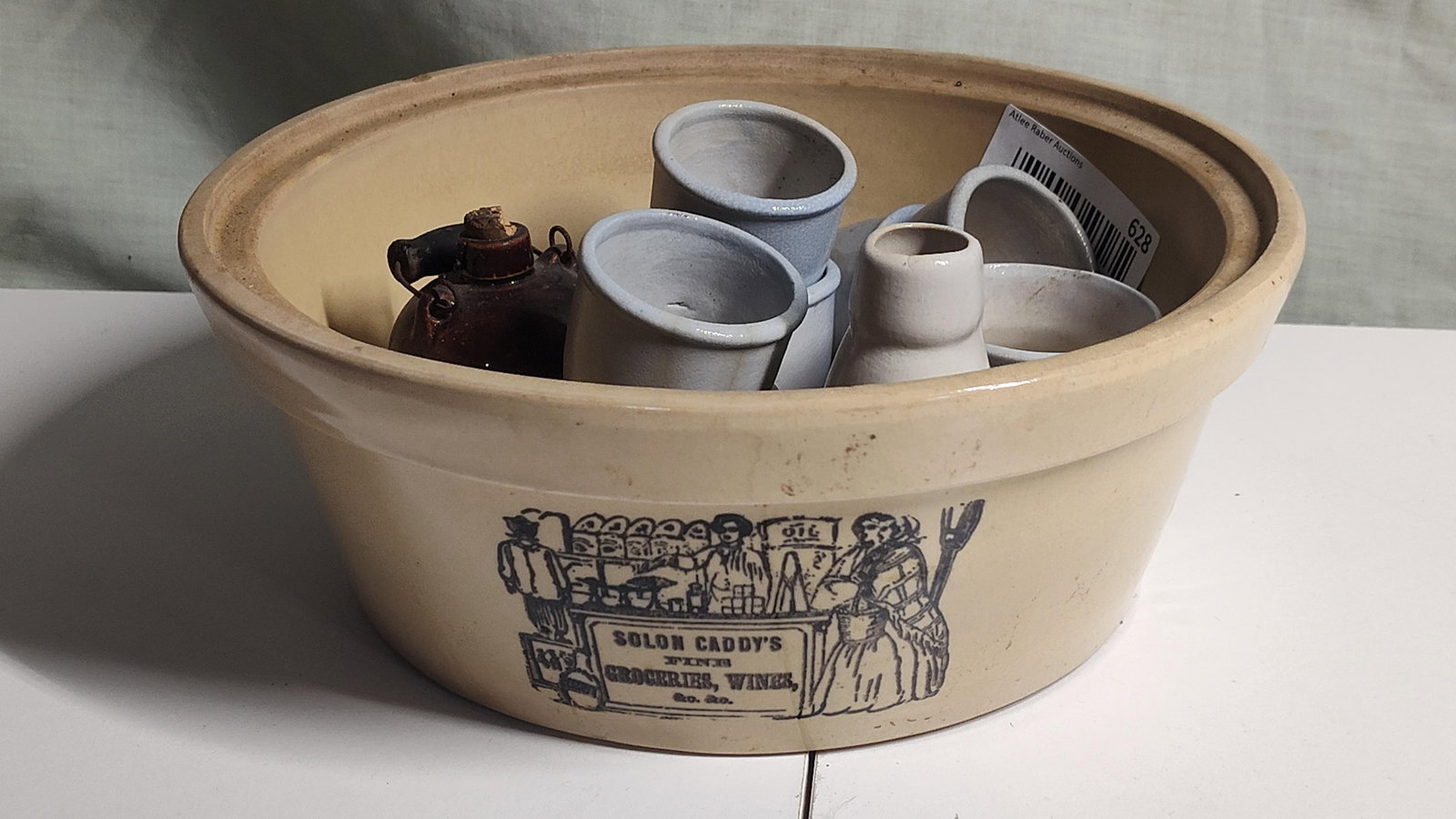 Solon Caddy Yellowware Bowl & 7 Stoneware Pieces (1 of 3)