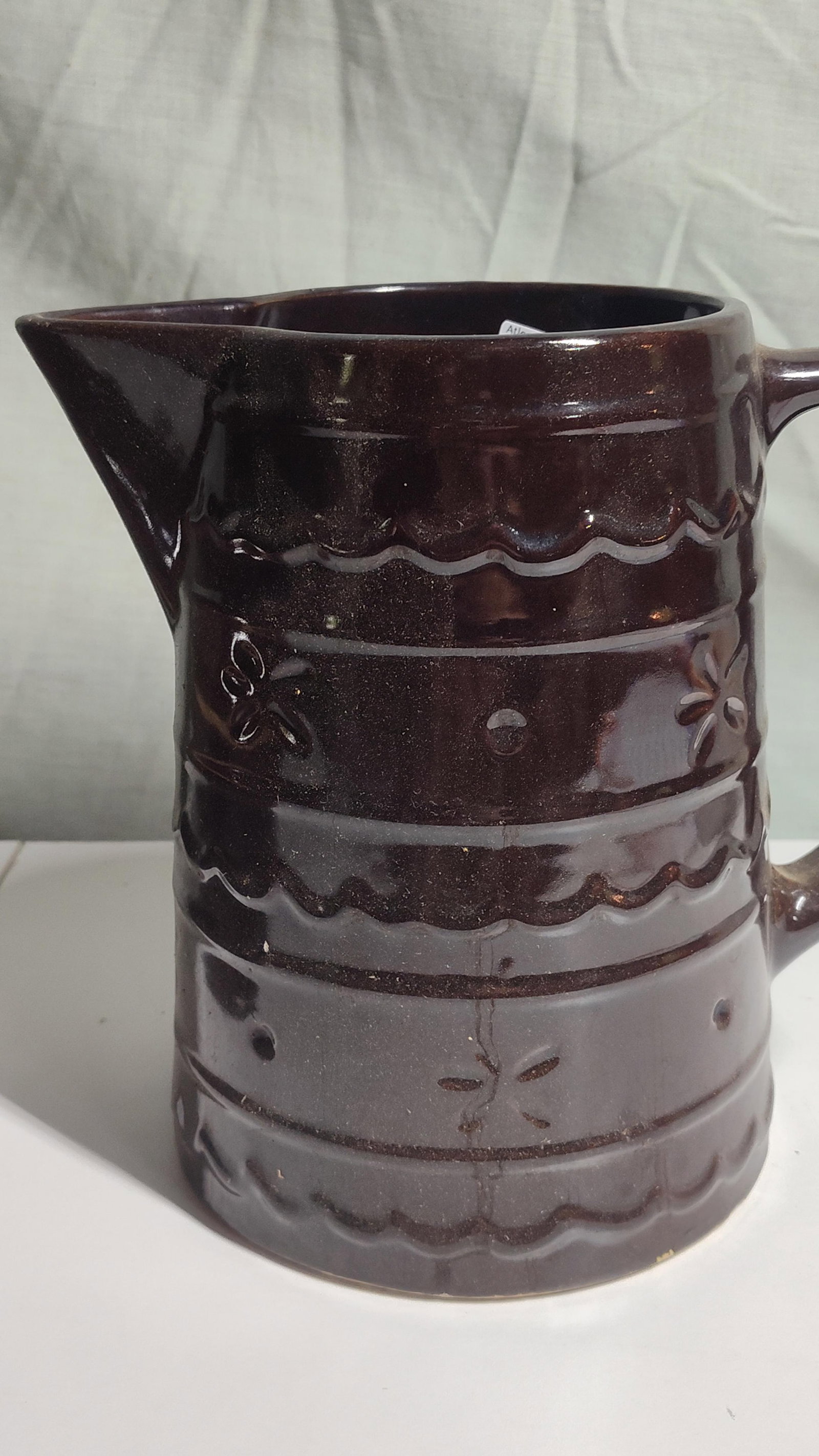 Stoneware Pitcher and Bowl - 3