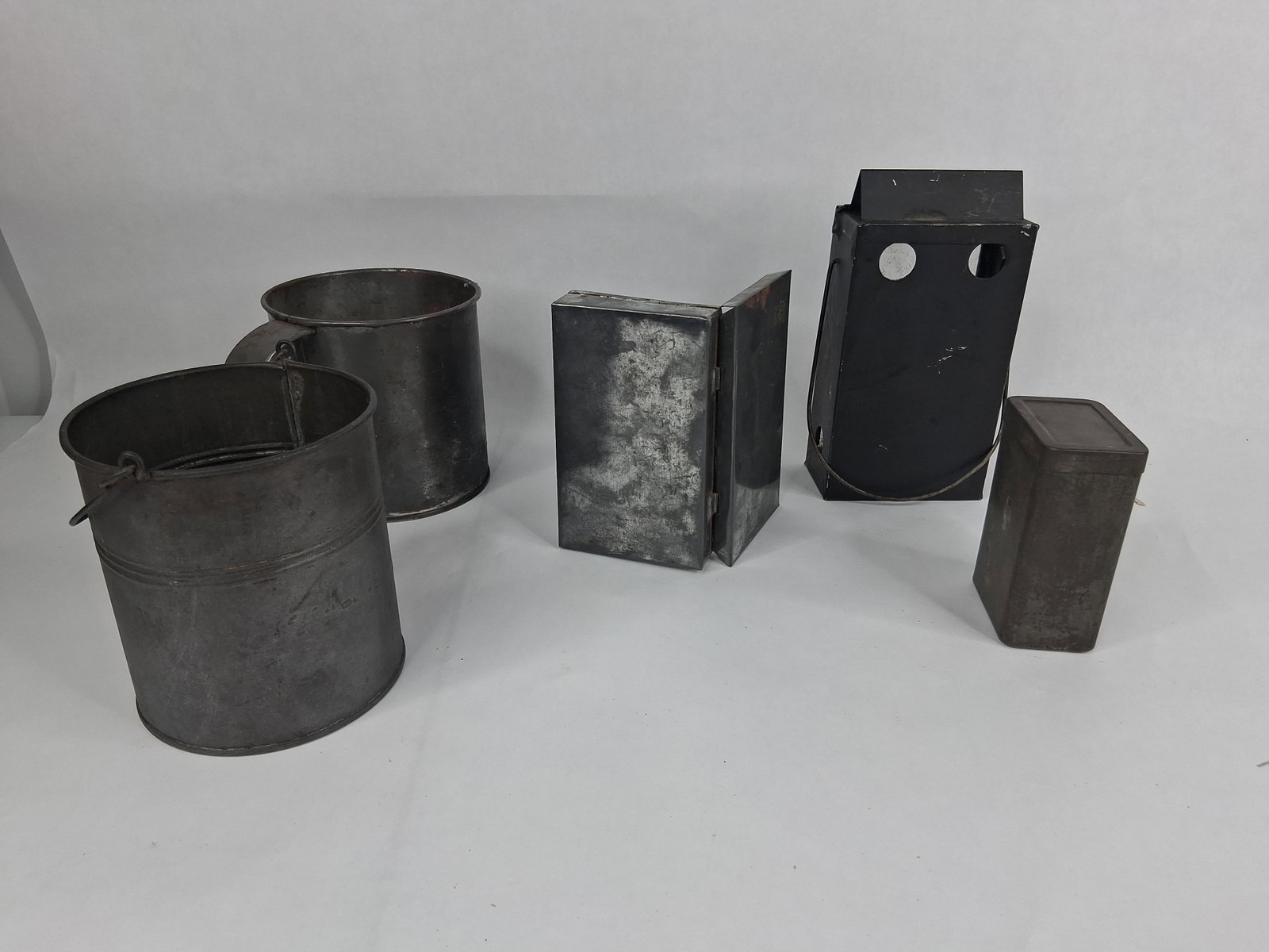 Tinware & Field Lanterns w/ Folding Candle Lantern - 7