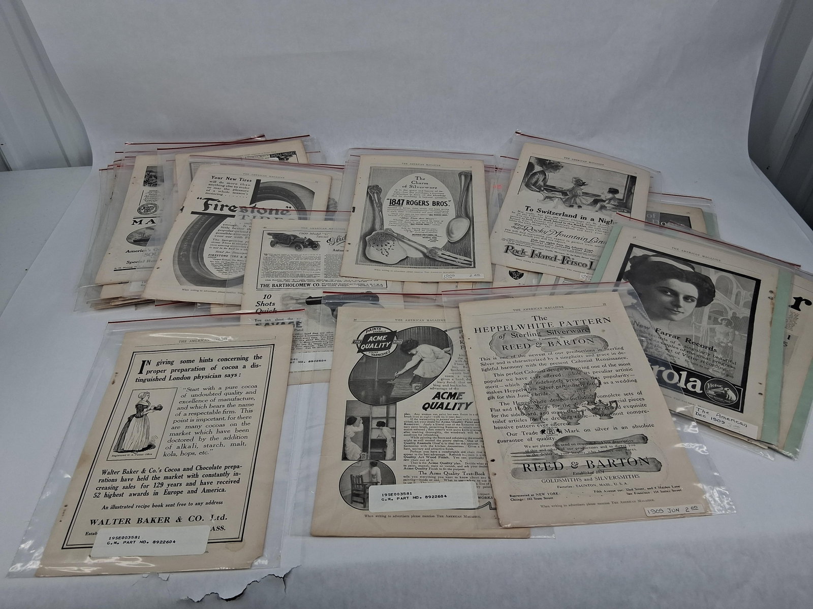 American Magazine Ads & Tear Sheets 1909-1911 (1 of 12)