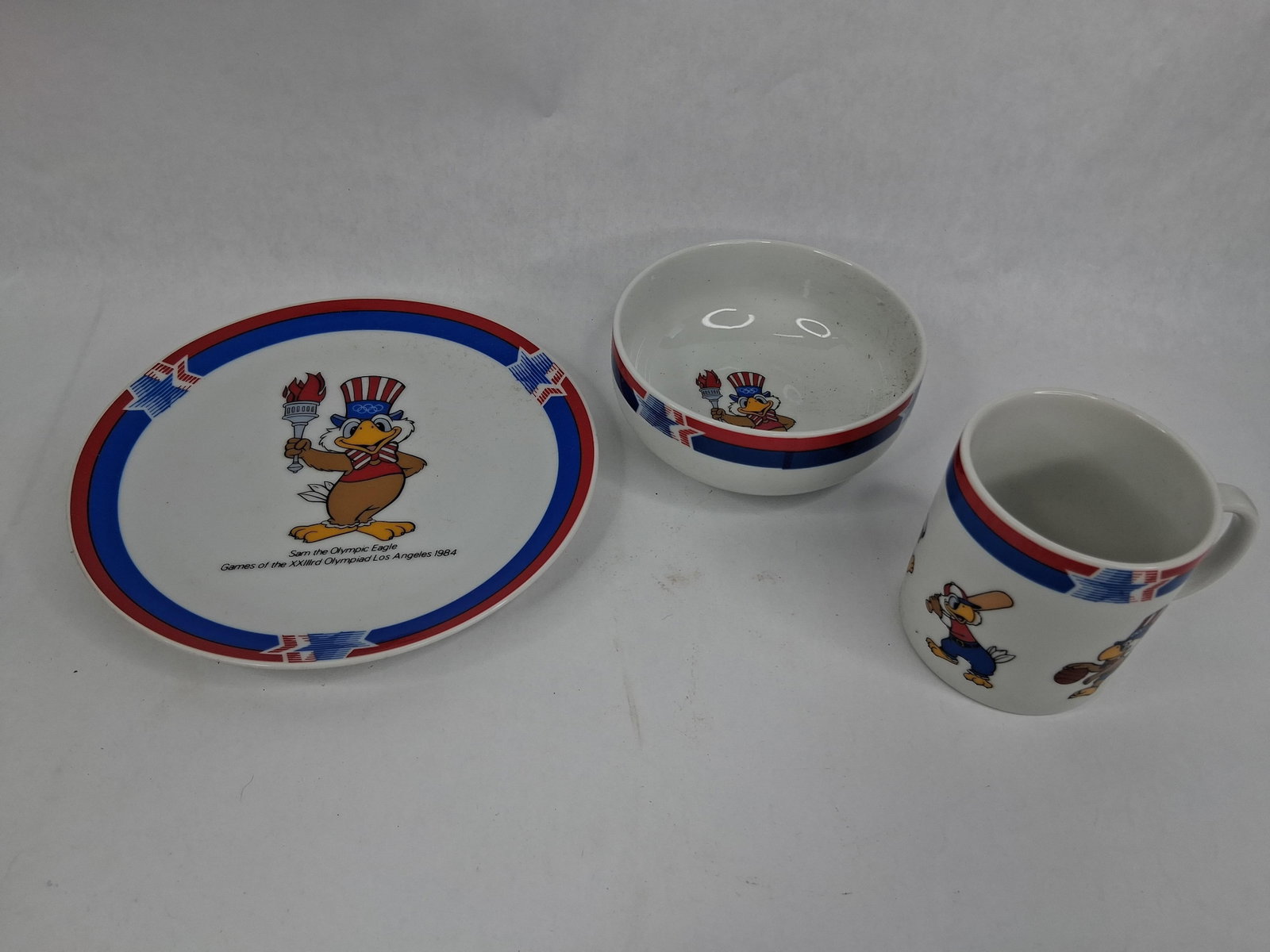 Papel 1984 LA Olympic Sam Eagle Ceramic Dinnerware - 4