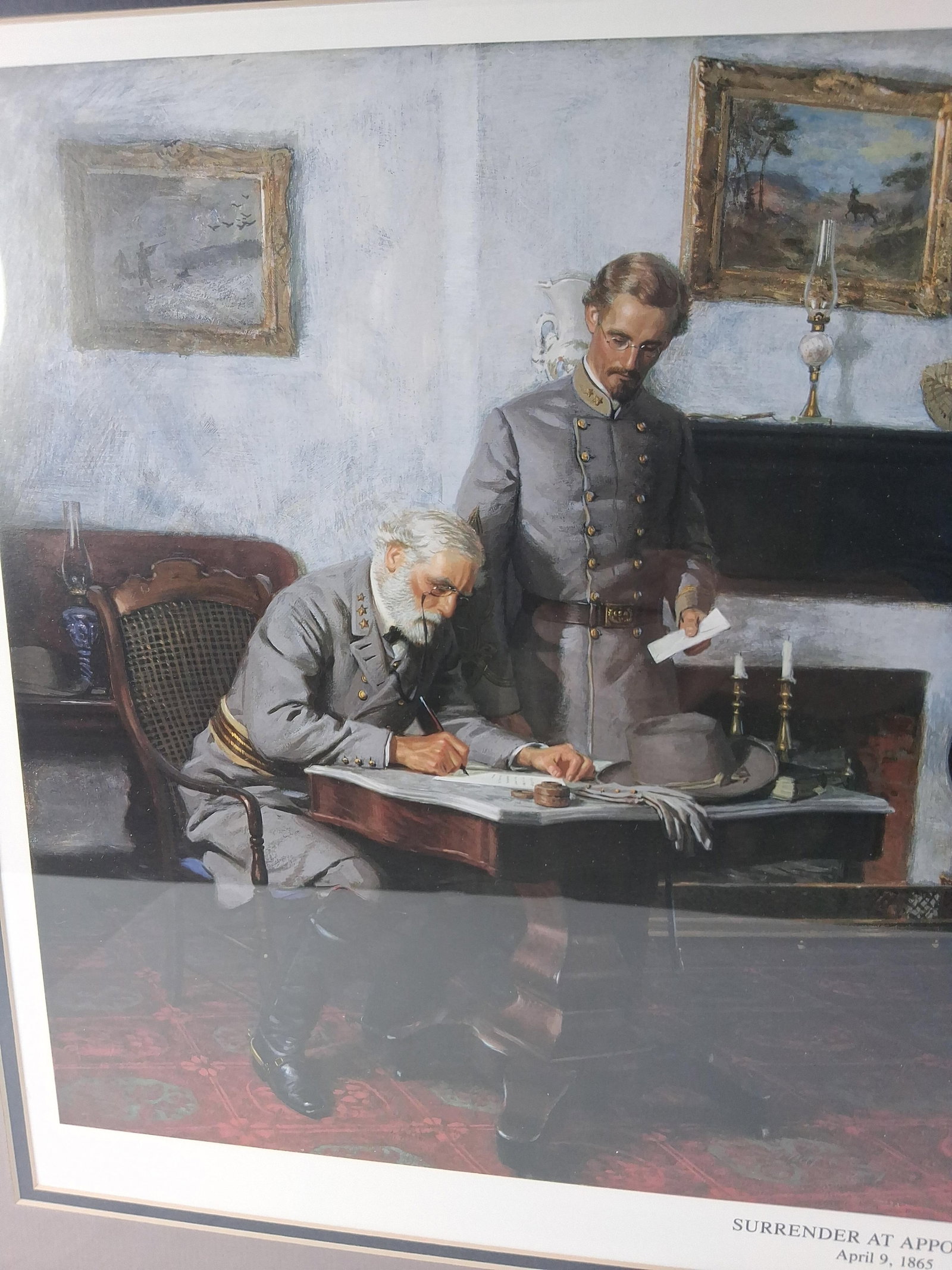 Tom Lovell, Surrender at Appomattox, Lithograph - 4
