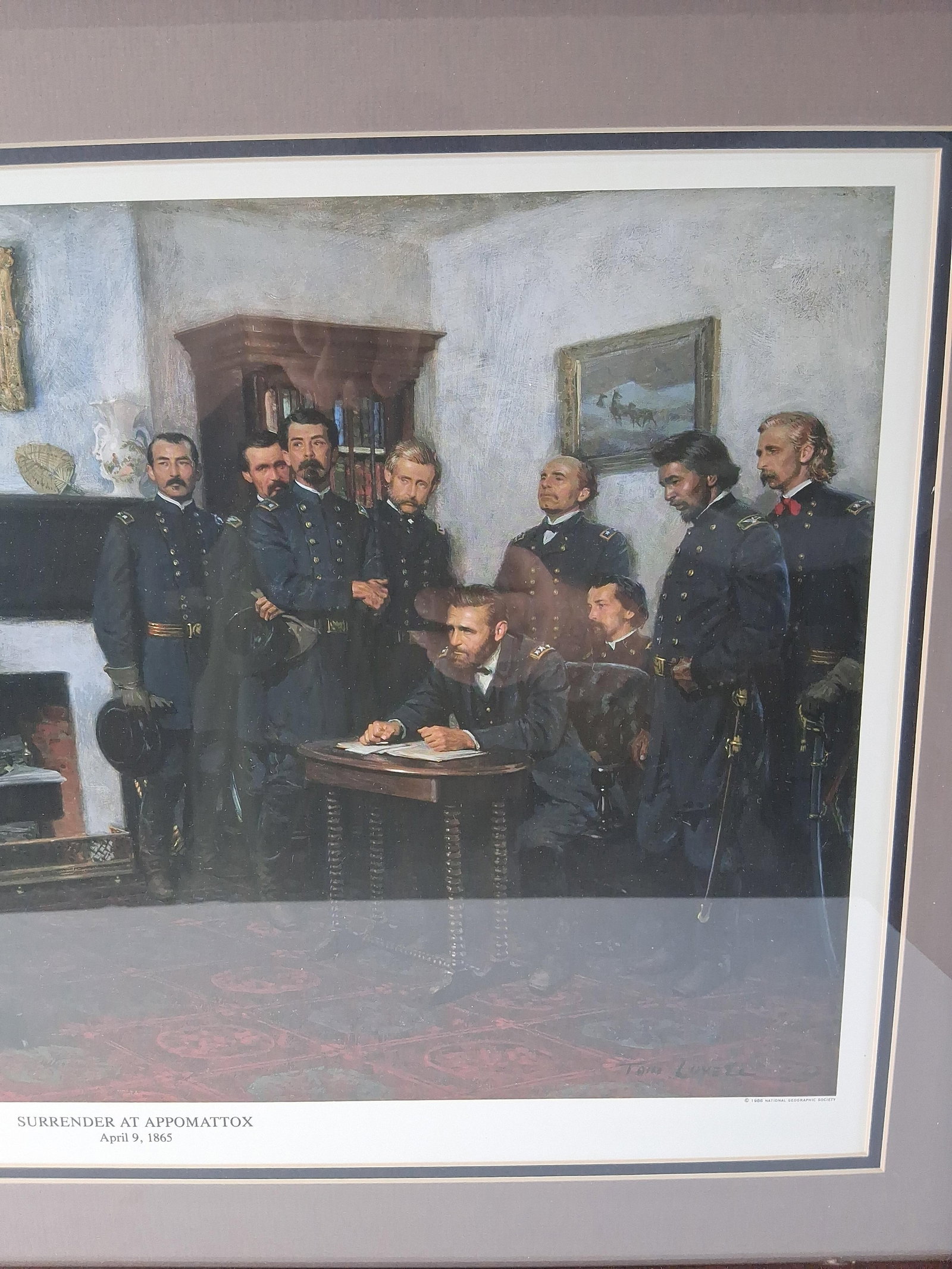 Tom Lovell, Surrender at Appomattox, Lithograph - 5