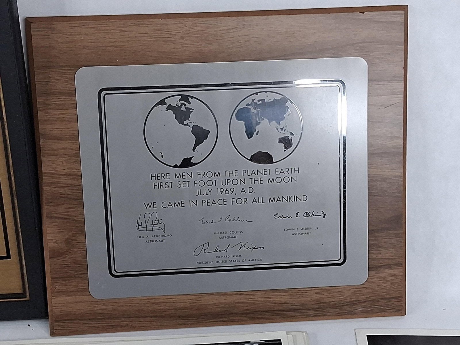 NASA Space Memorabilia, Plaques & Lithographs - 4