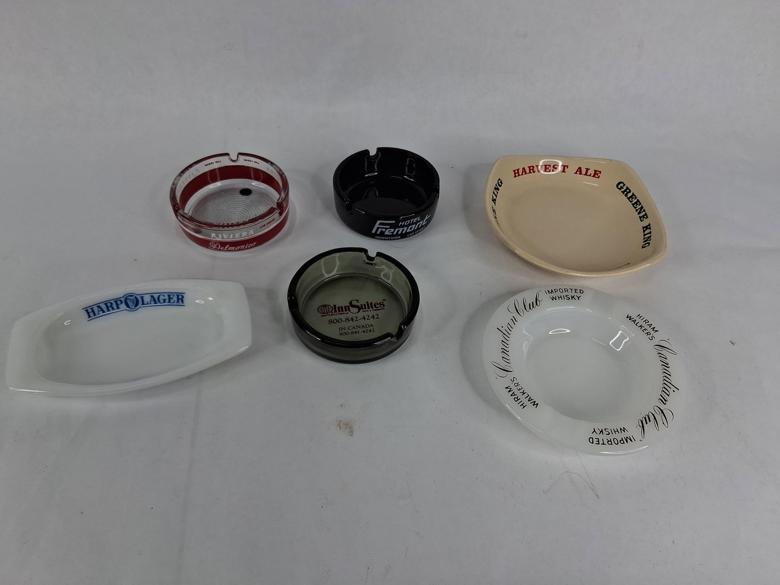 A Collection of Six Advertising Ashtrays (1 of 7)
