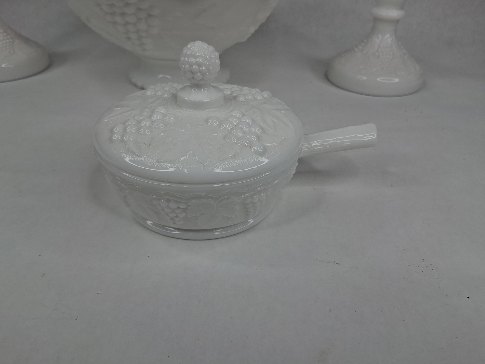 Imperial Glass Pattern Milk Glass Tableware - 2