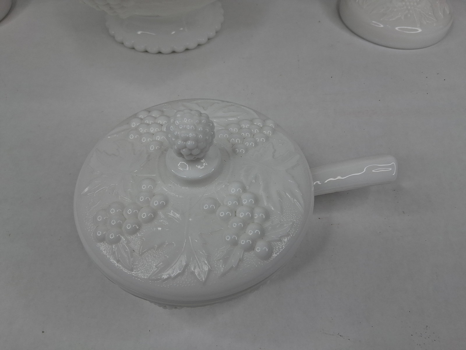 Imperial Glass Pattern Milk Glass Tableware - 3