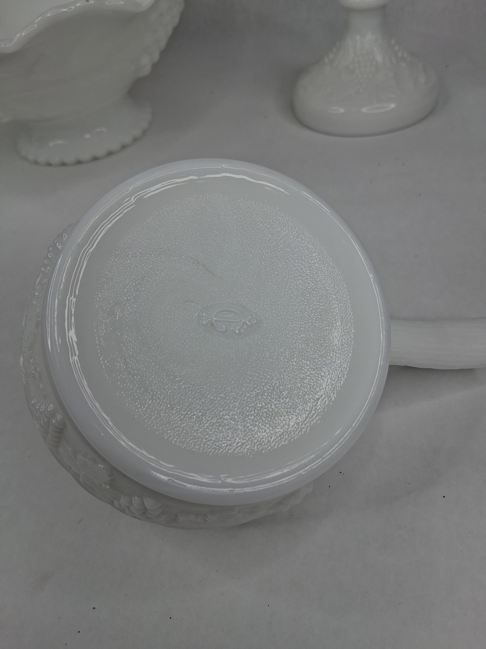 Imperial Glass Pattern Milk Glass Tableware - 4