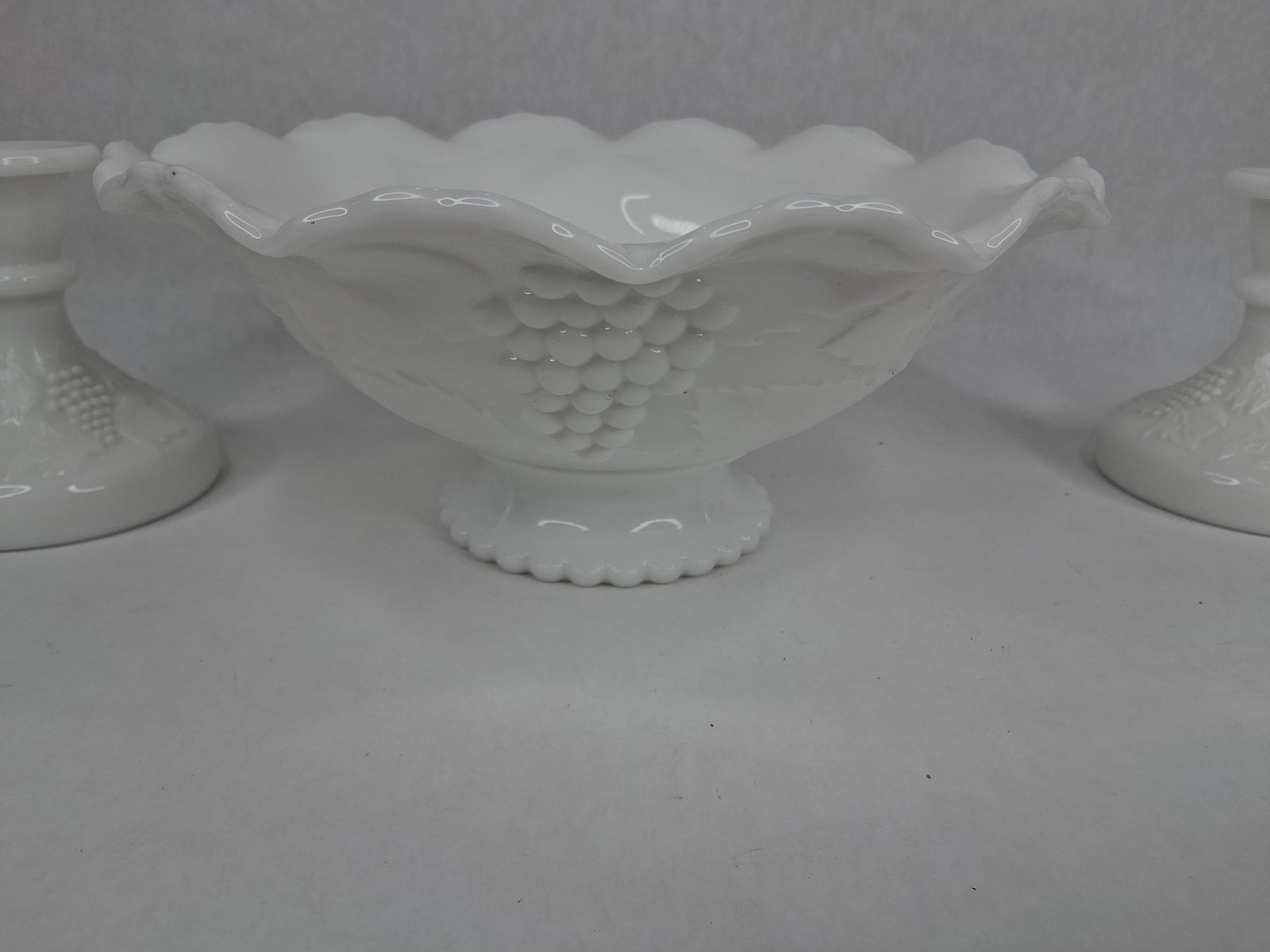 Imperial Glass Pattern Milk Glass Tableware - 6