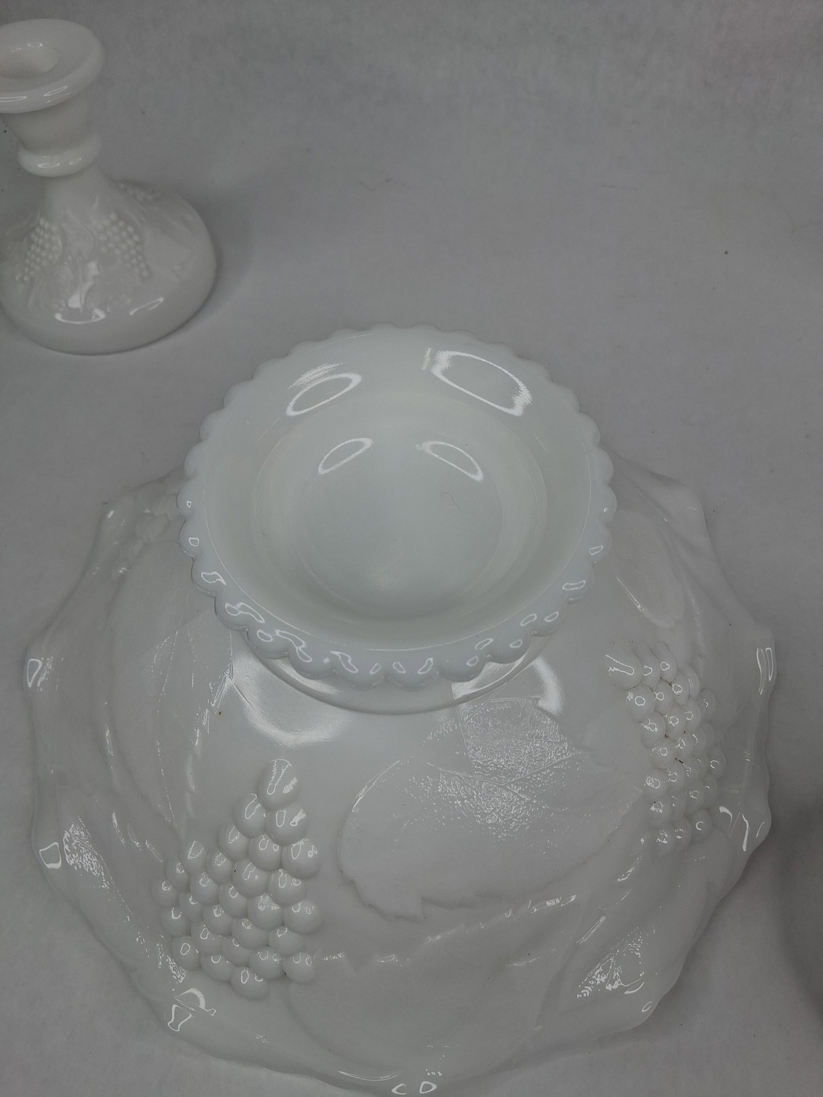 Imperial Glass Pattern Milk Glass Tableware - 7