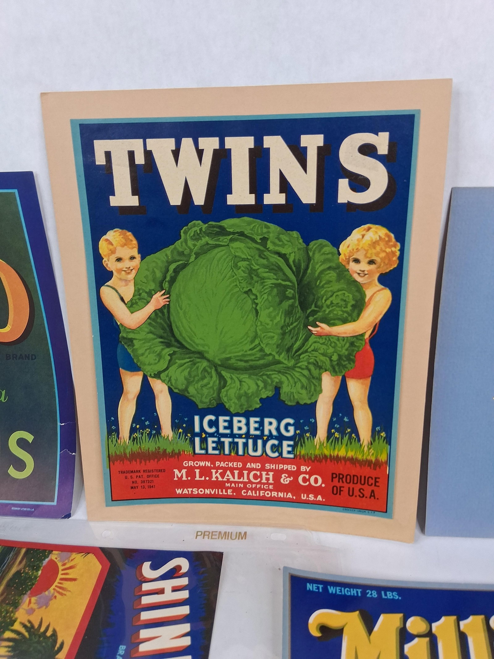 Fruit & Vegetable Crate Labels & Ephemera - 3