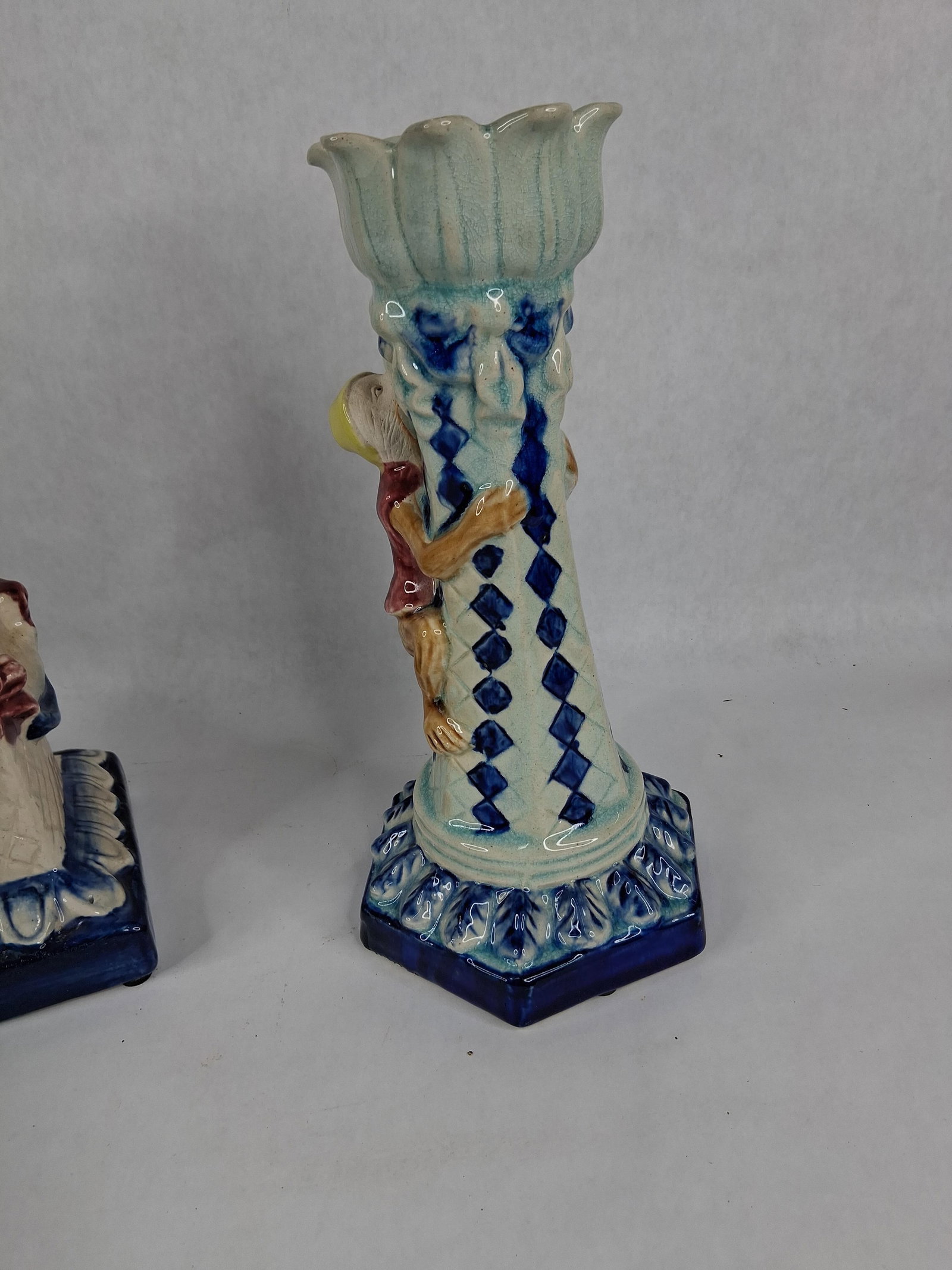 Danny Trio Glazed Ceramic Monkey Garnitures - 6