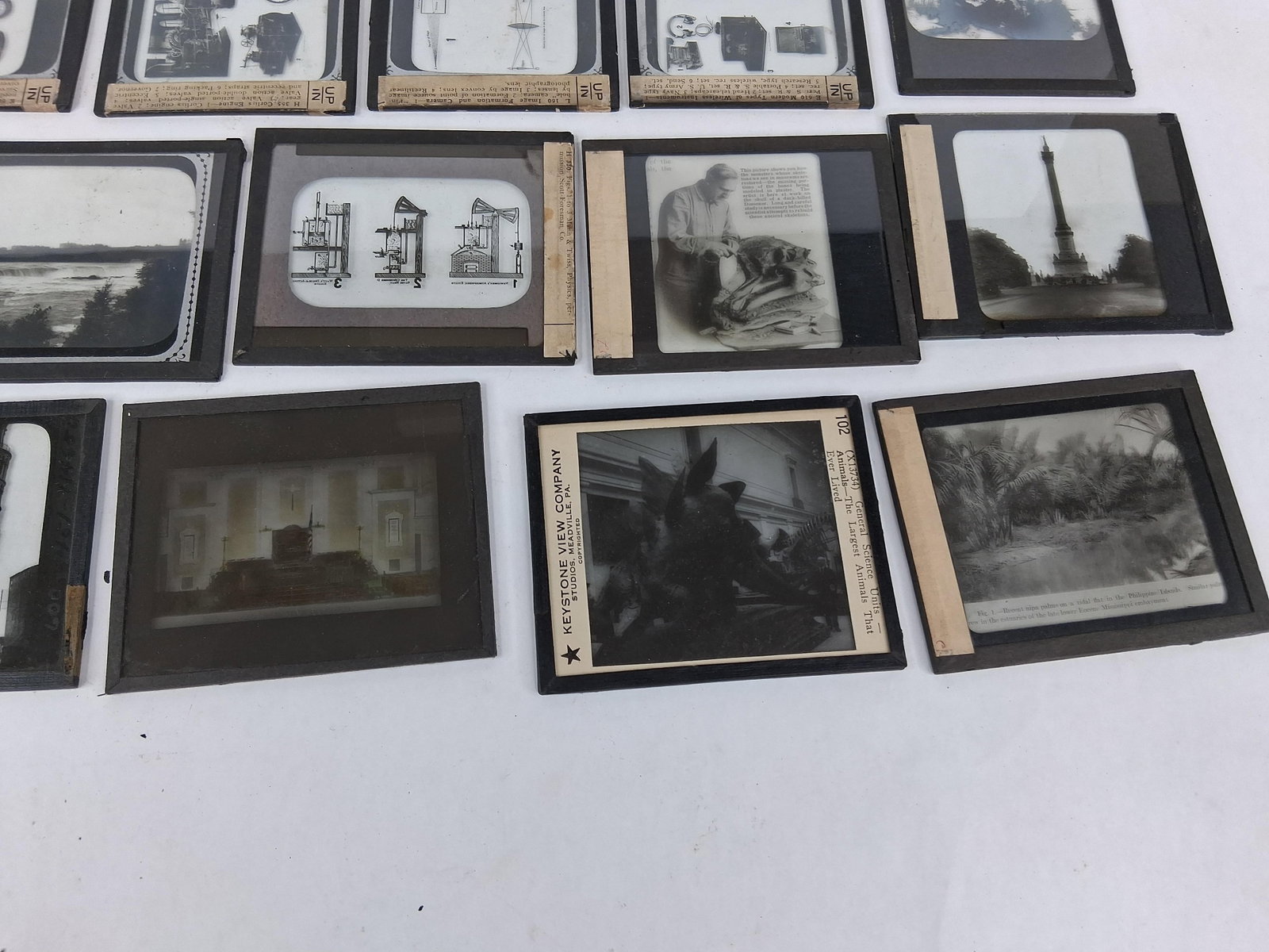 Scientific & Topographical Magic Lantern Slides - 10