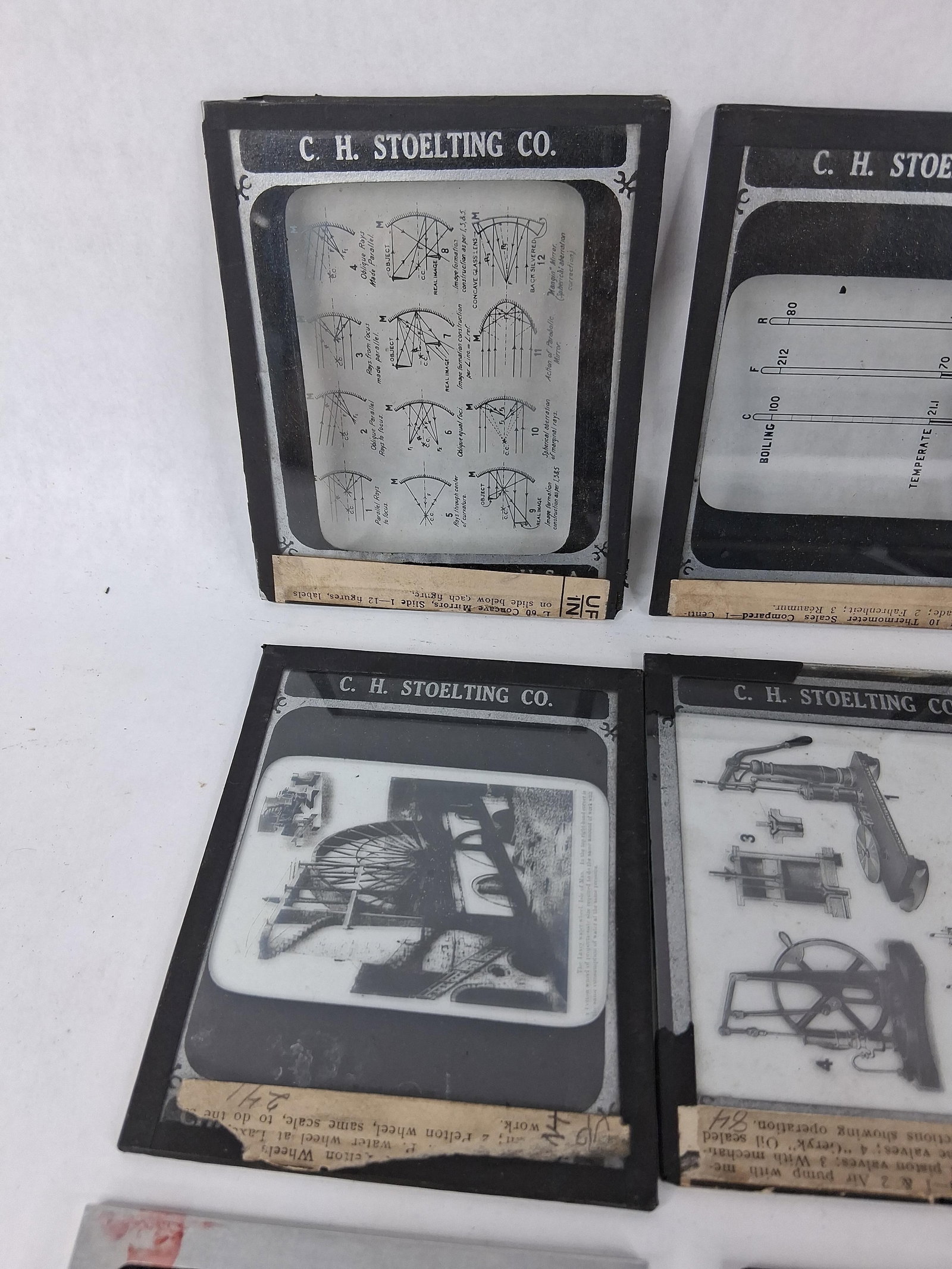Scientific & Topographical Magic Lantern Slides - 2