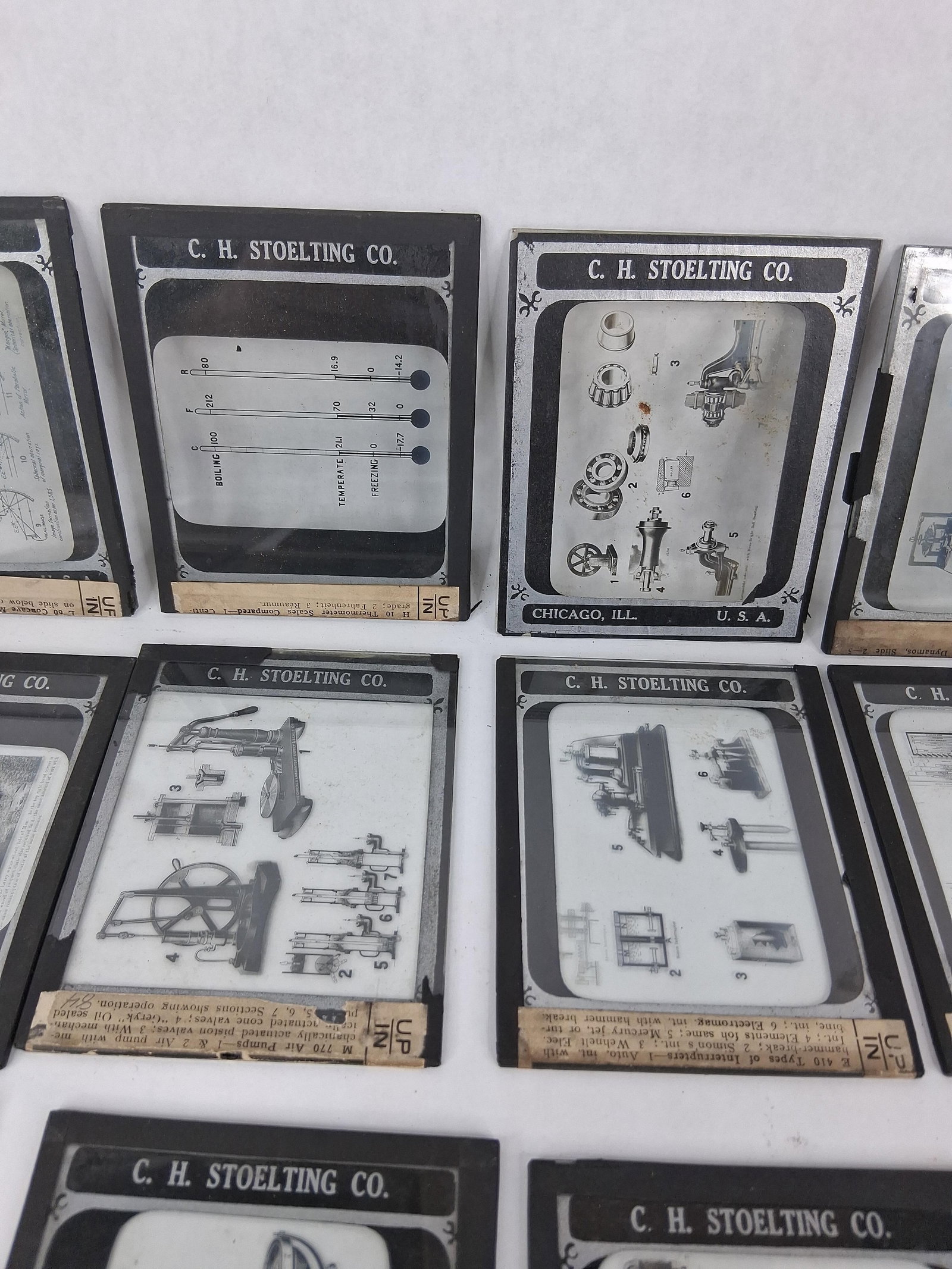Scientific & Topographical Magic Lantern Slides - 3