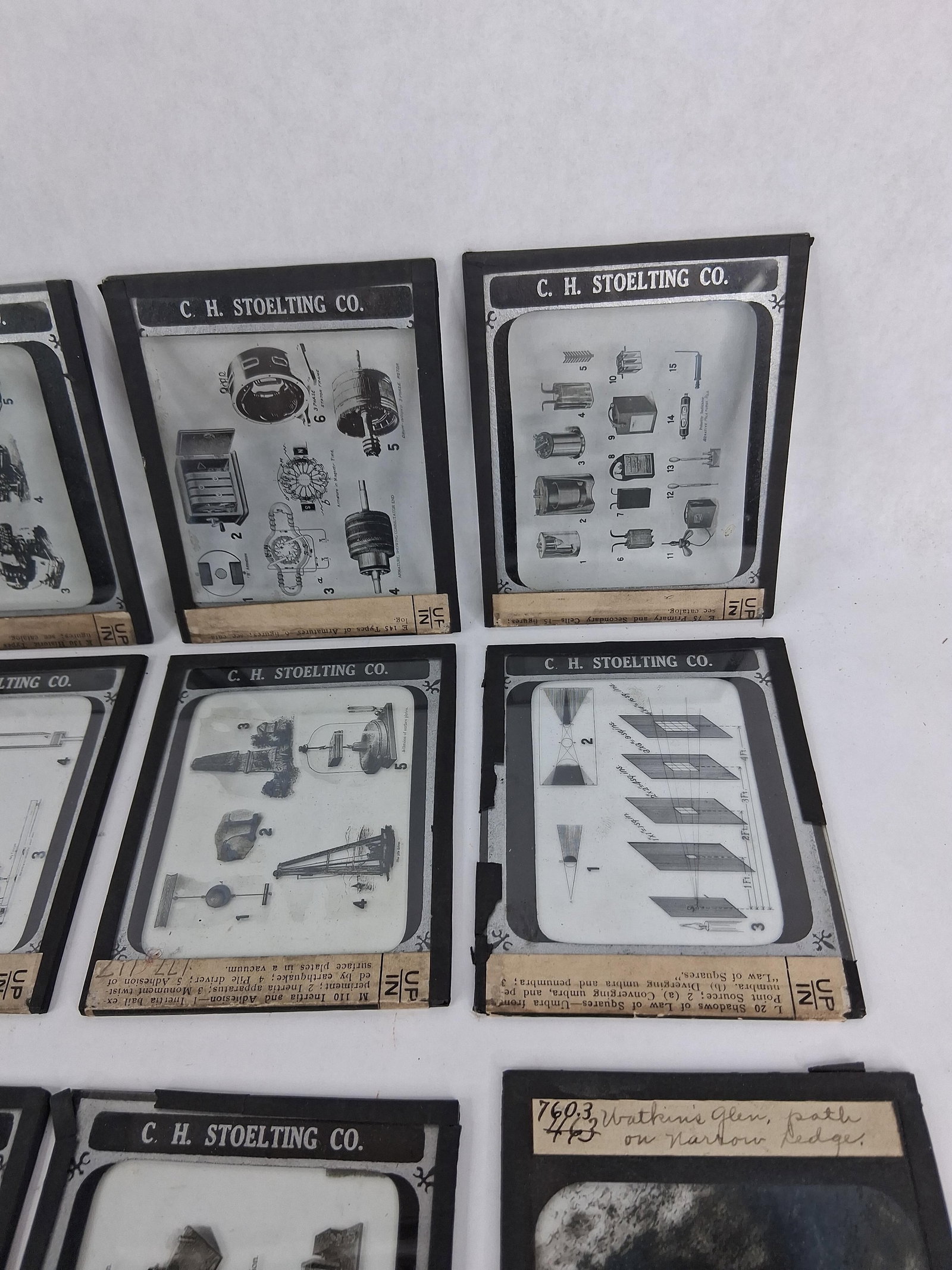 Scientific & Topographical Magic Lantern Slides - 5