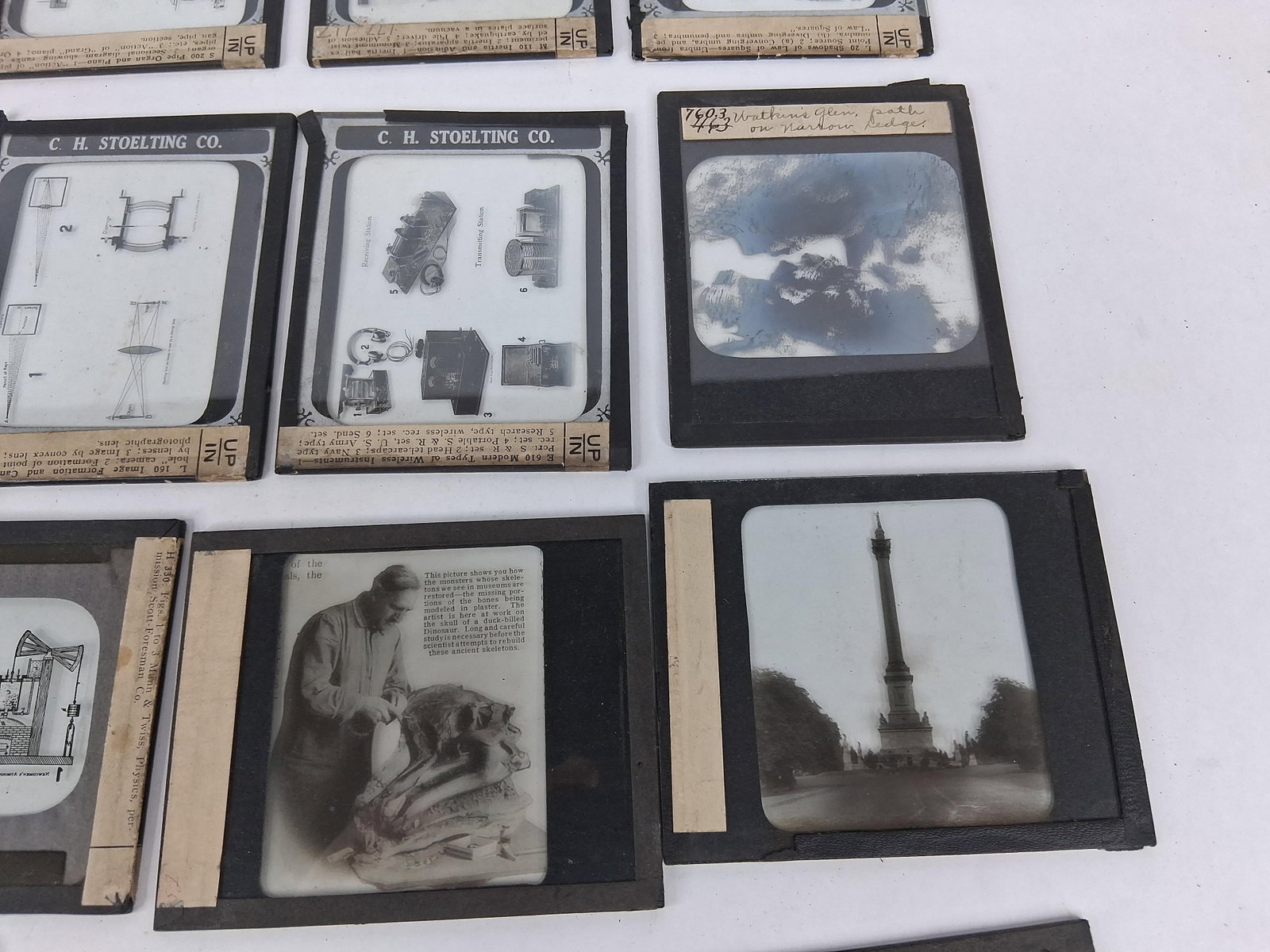 Scientific & Topographical Magic Lantern Slides - 6