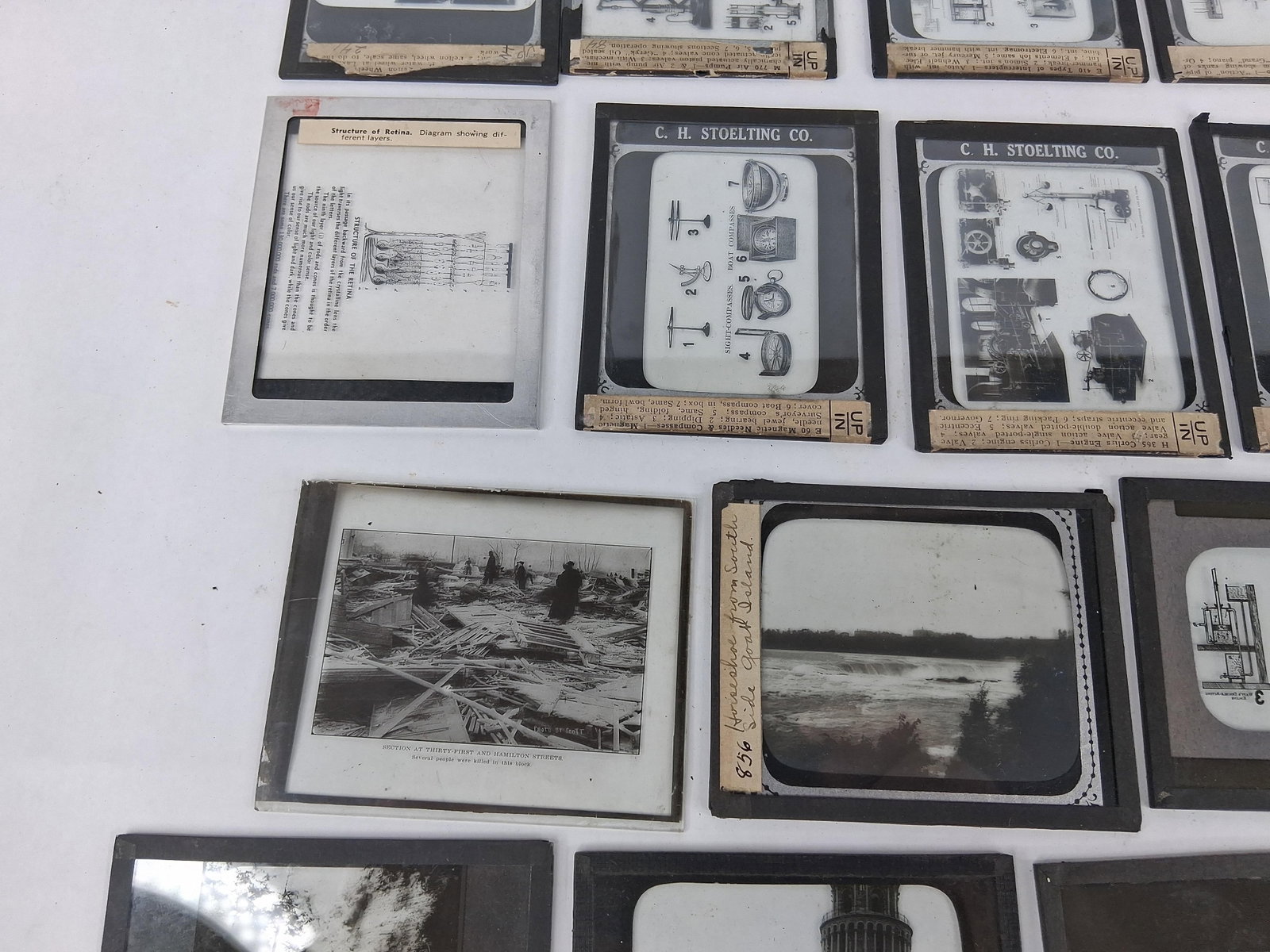 Scientific & Topographical Magic Lantern Slides - 8
