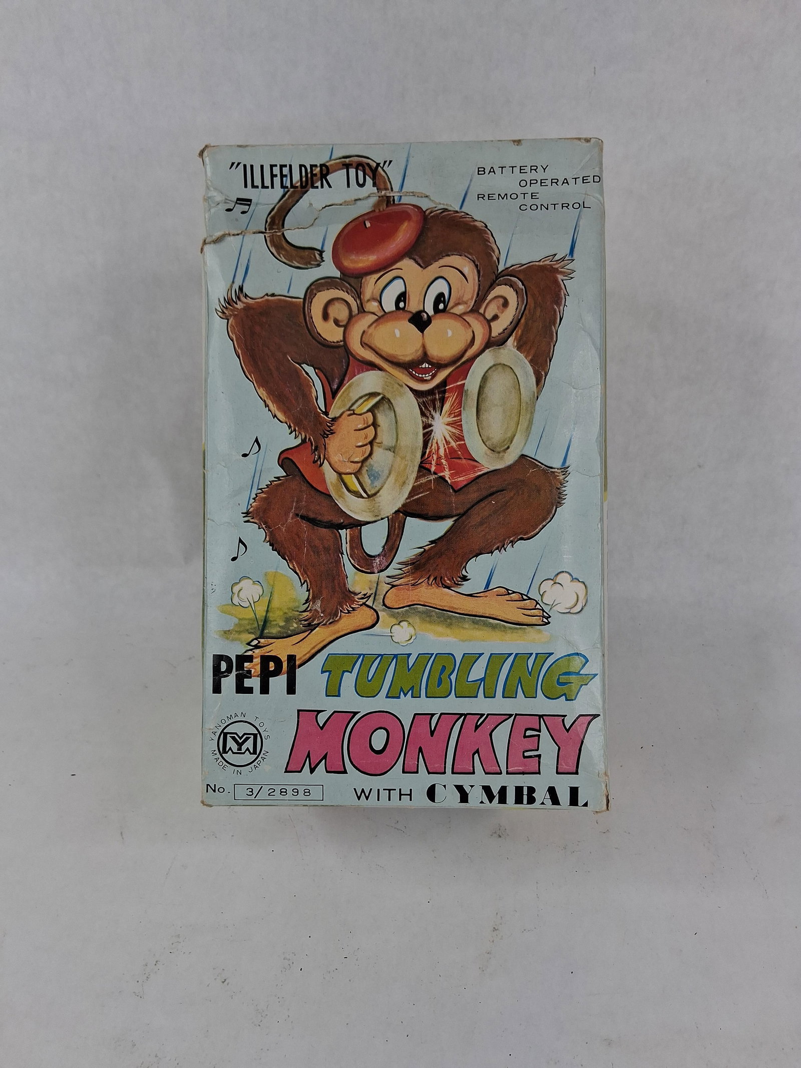 Yanoman Toys Pepi Tumbling Monkey w/ Cymbal & Box (1 of 11)