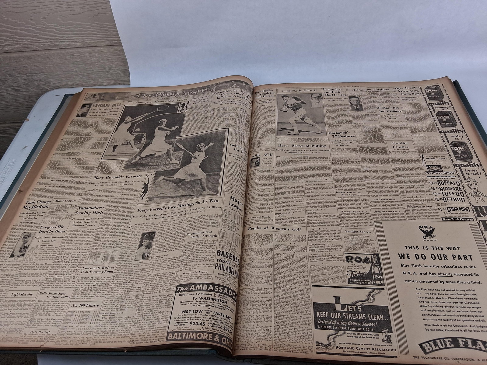 Cleveland Press, Bound Volume, August 1933 - 12
