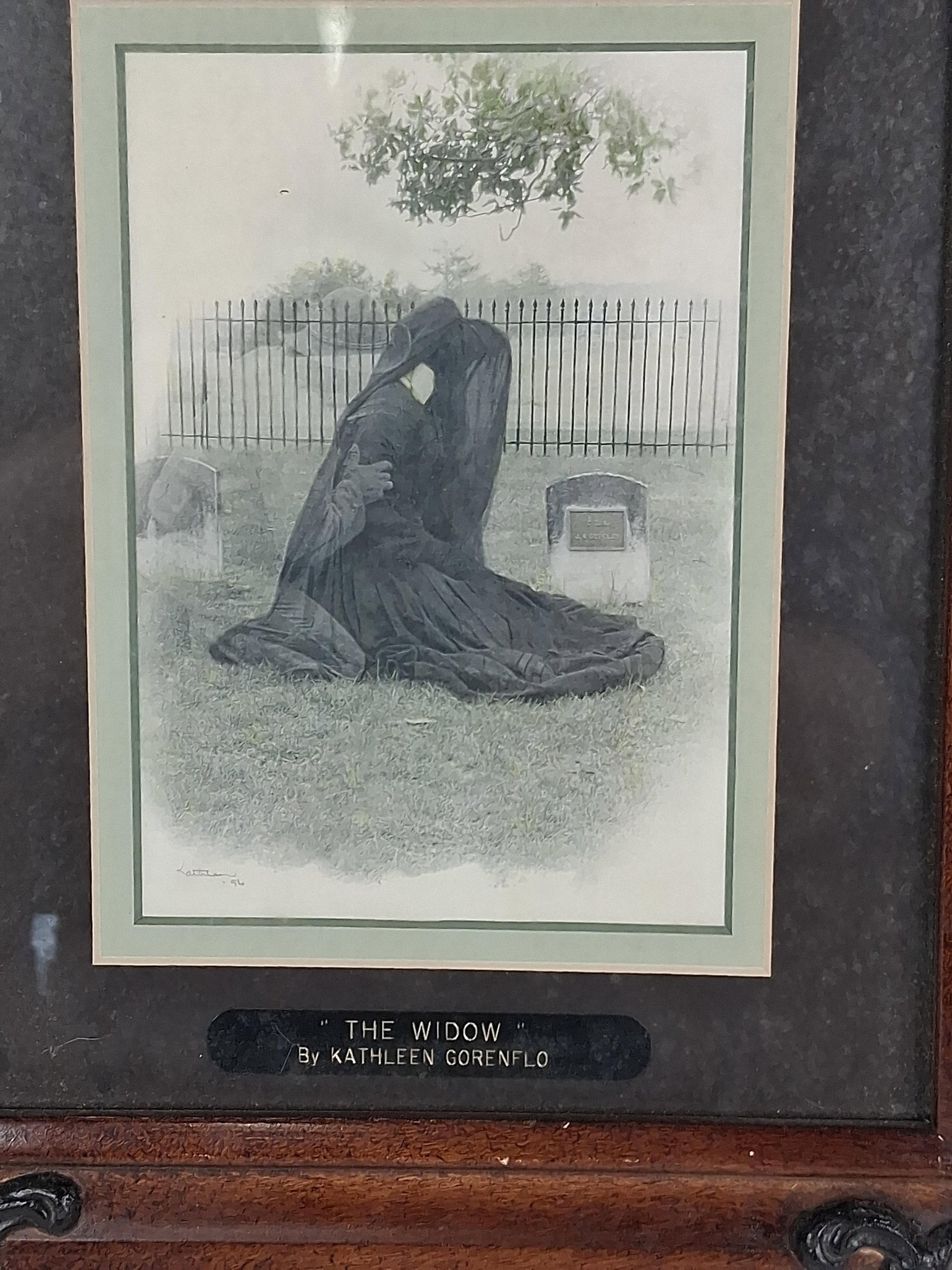 Lattimer, The Widow, Framed Print - 2