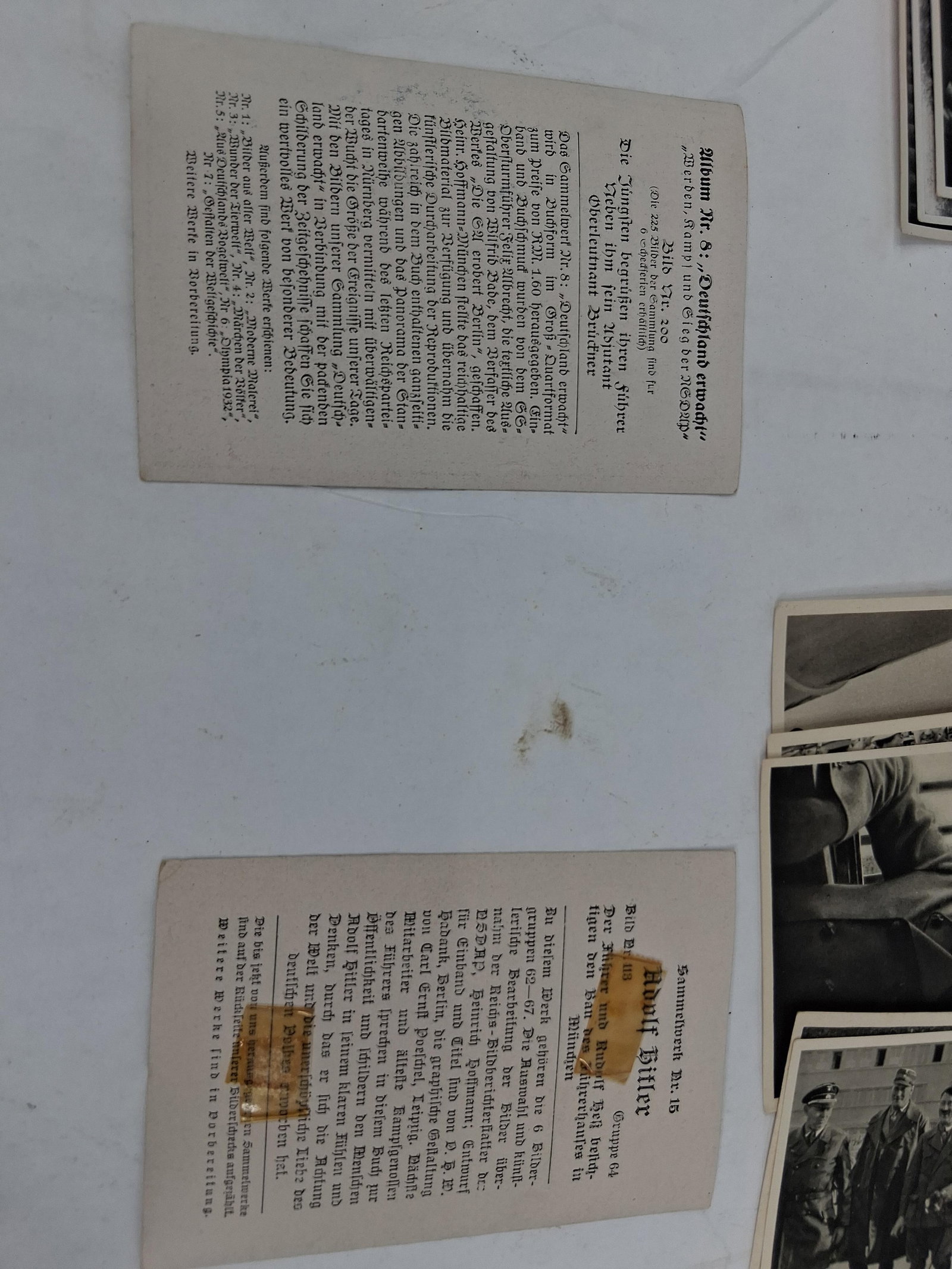 Third Reich Propaganda Cigarette Cards - 11