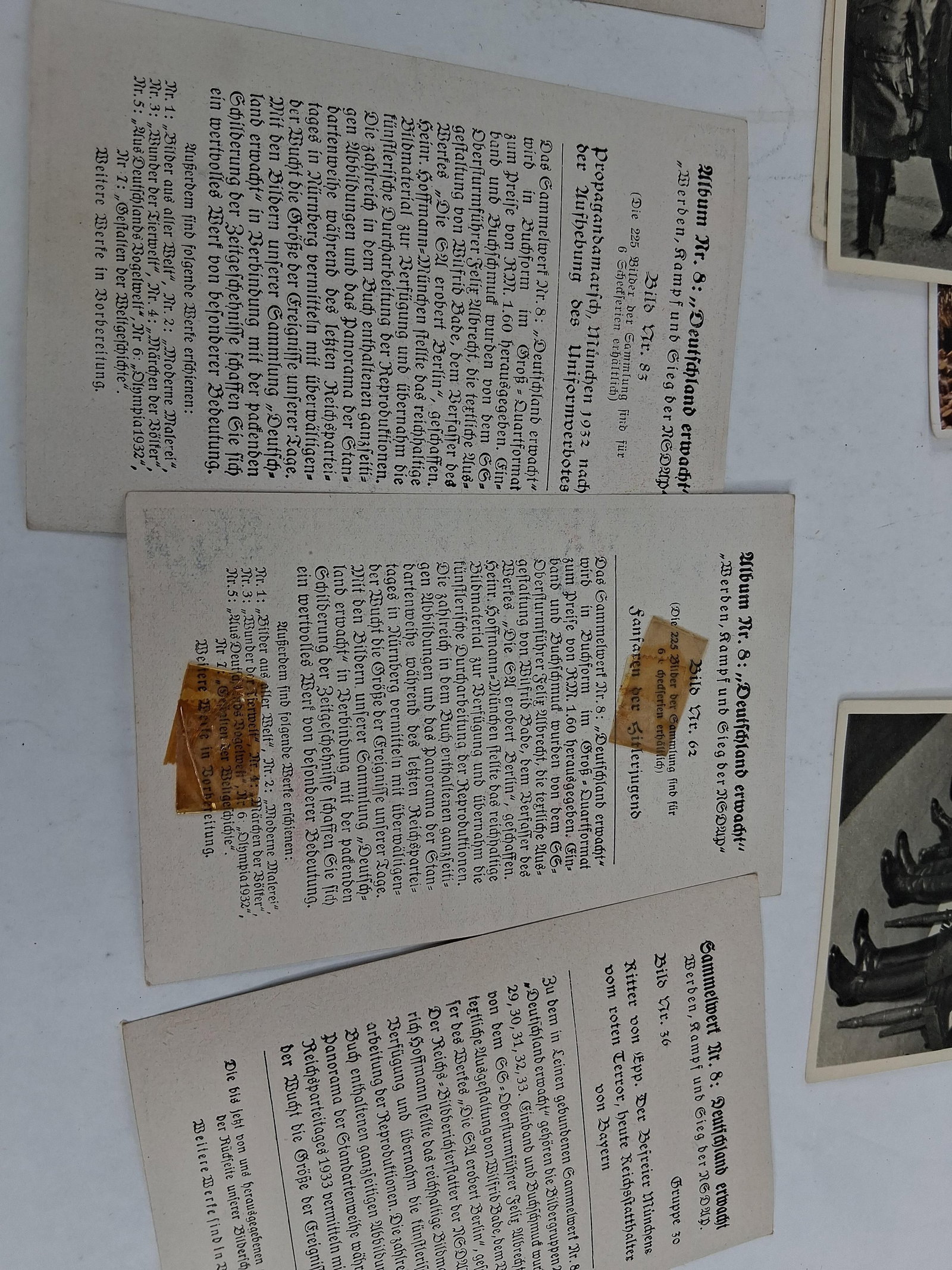 Third Reich Propaganda Cigarette Cards - 12