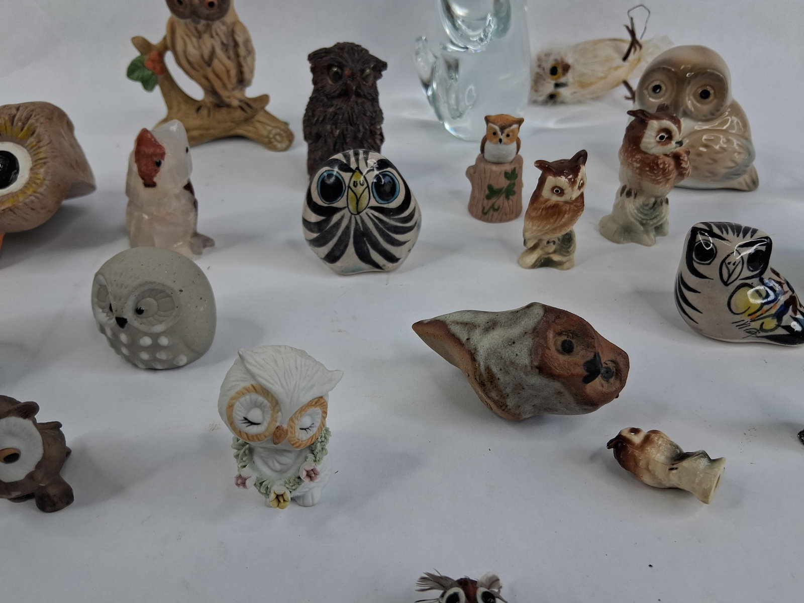 Owl Figurines & Mixed Material Objects - 11