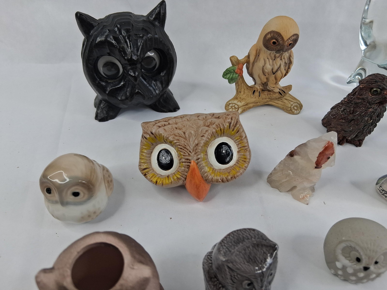Owl Figurines & Mixed Material Objects - 4