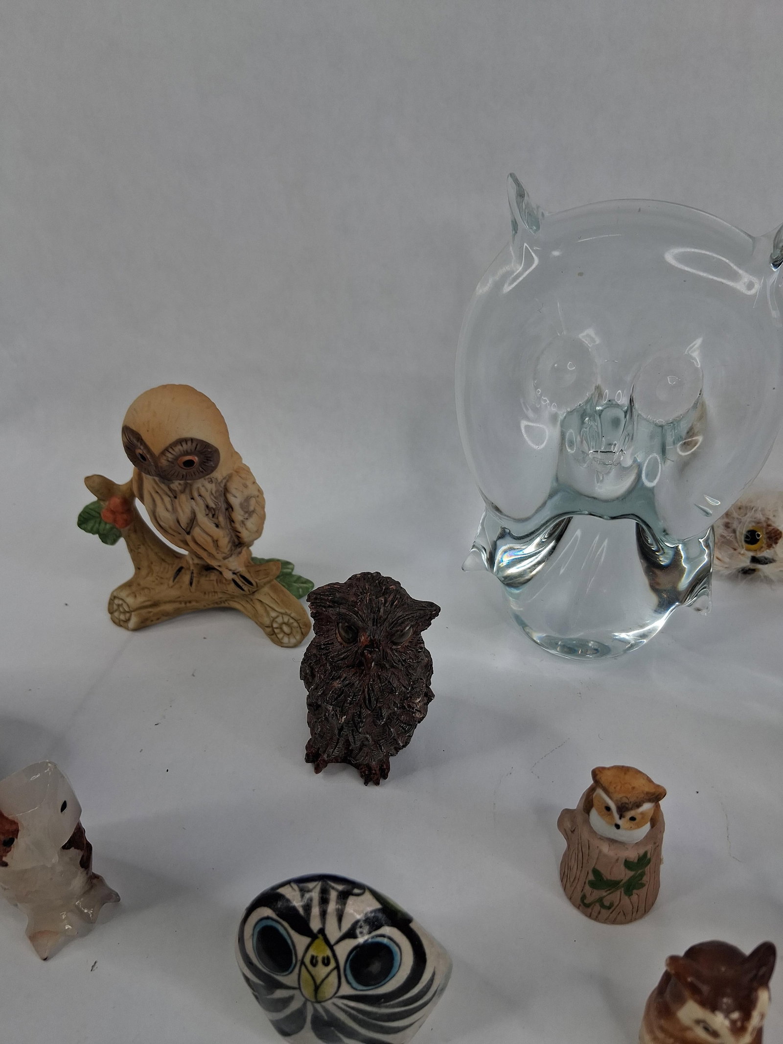 Owl Figurines & Mixed Material Objects - 7