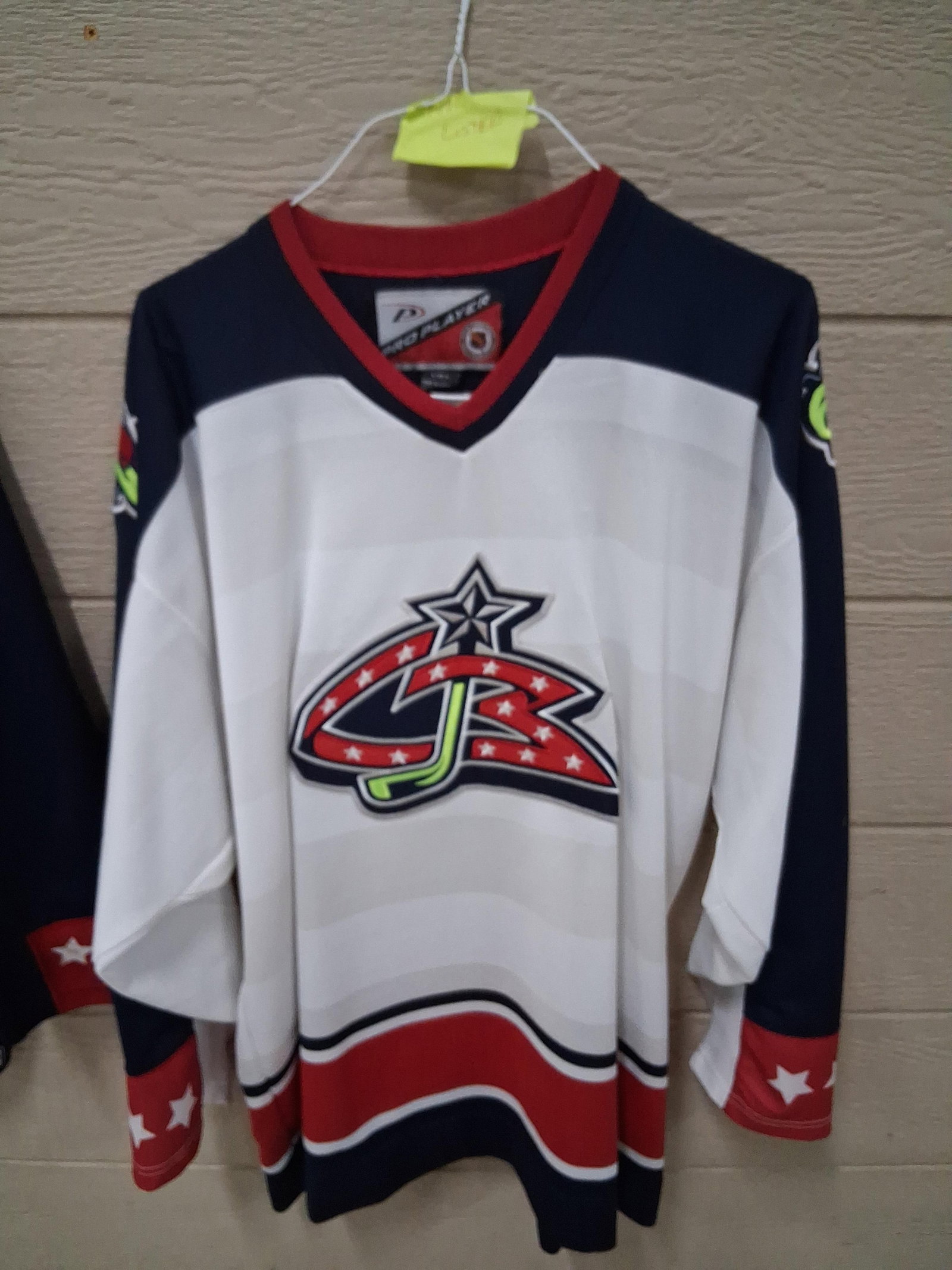 Pair Pro Player Blue Jackets Inaugural Jerseys - 10