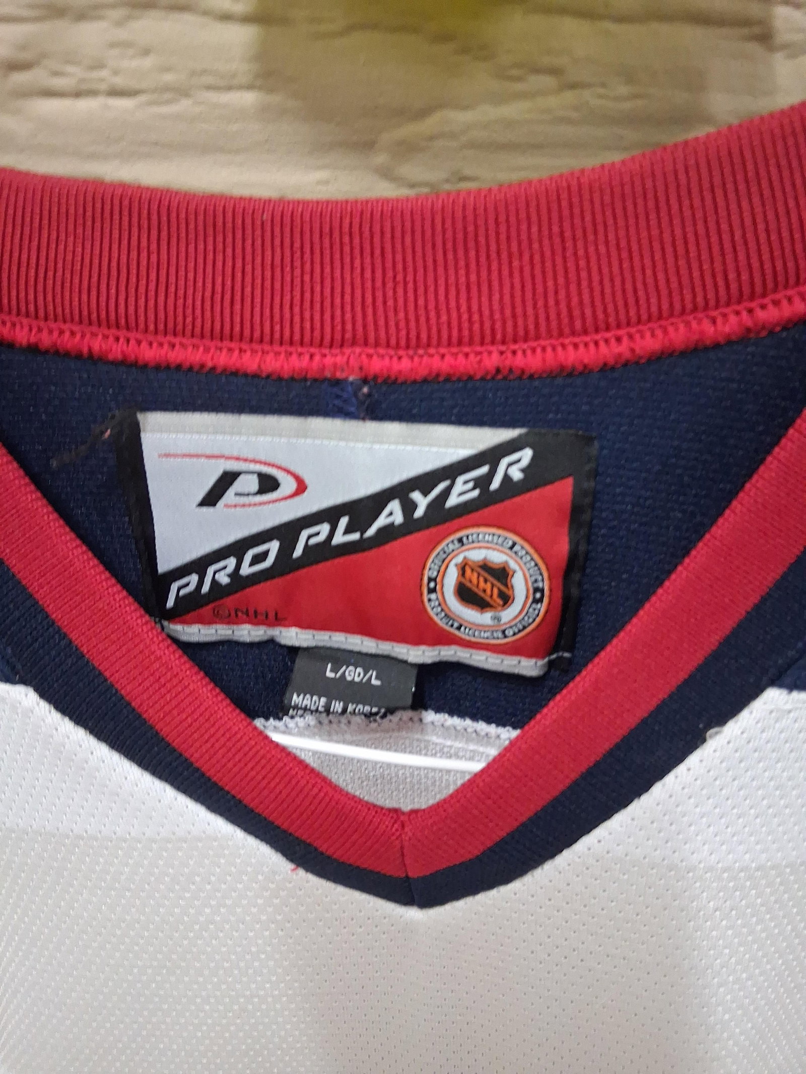 Pair Pro Player Blue Jackets Inaugural Jerseys - 11