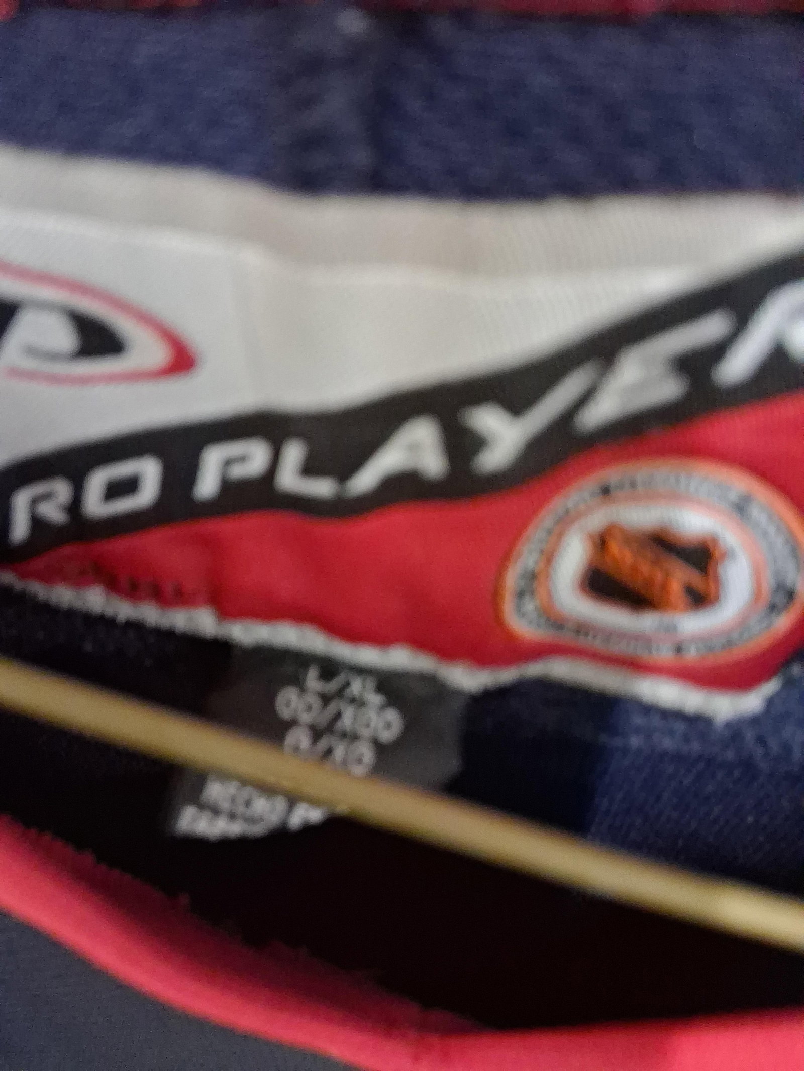 Pair Pro Player Blue Jackets Inaugural Jerseys - 7