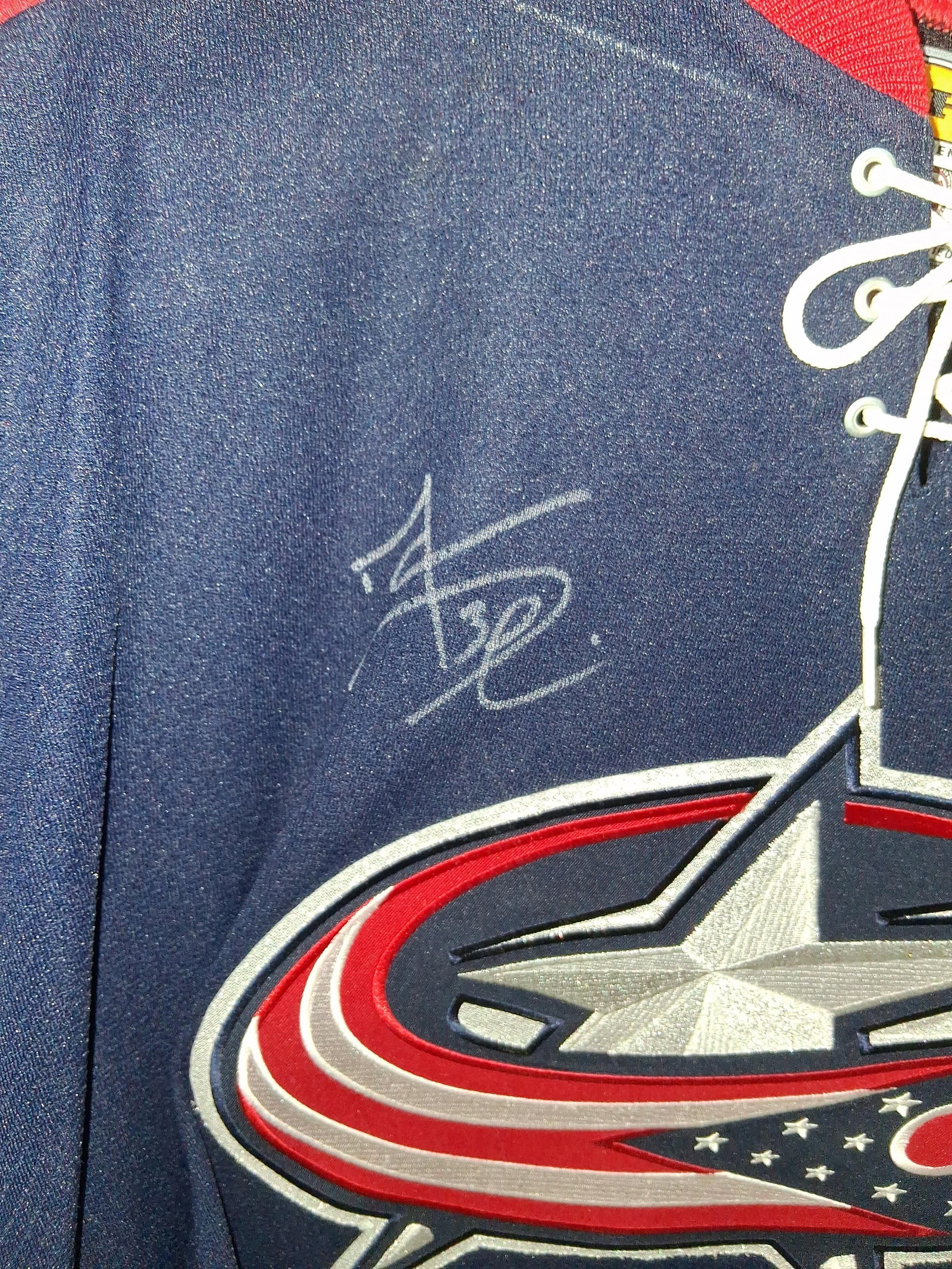 Pair Columbus Blue Jackets Jerseys, Signed KOHO - 3