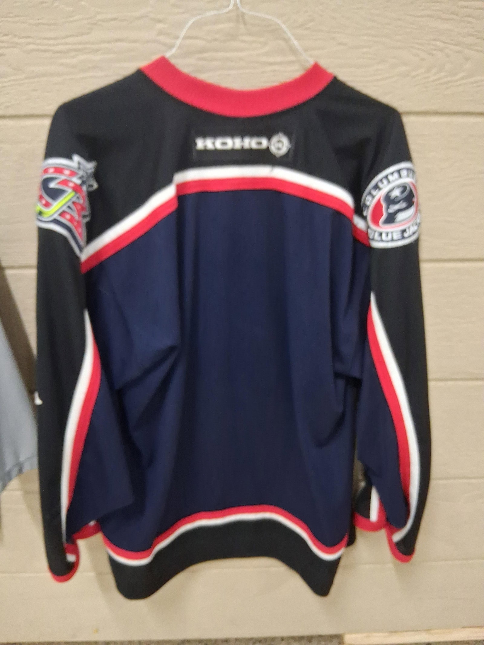 Pair Columbus Blue Jackets Jerseys, Signed KOHO - 6
