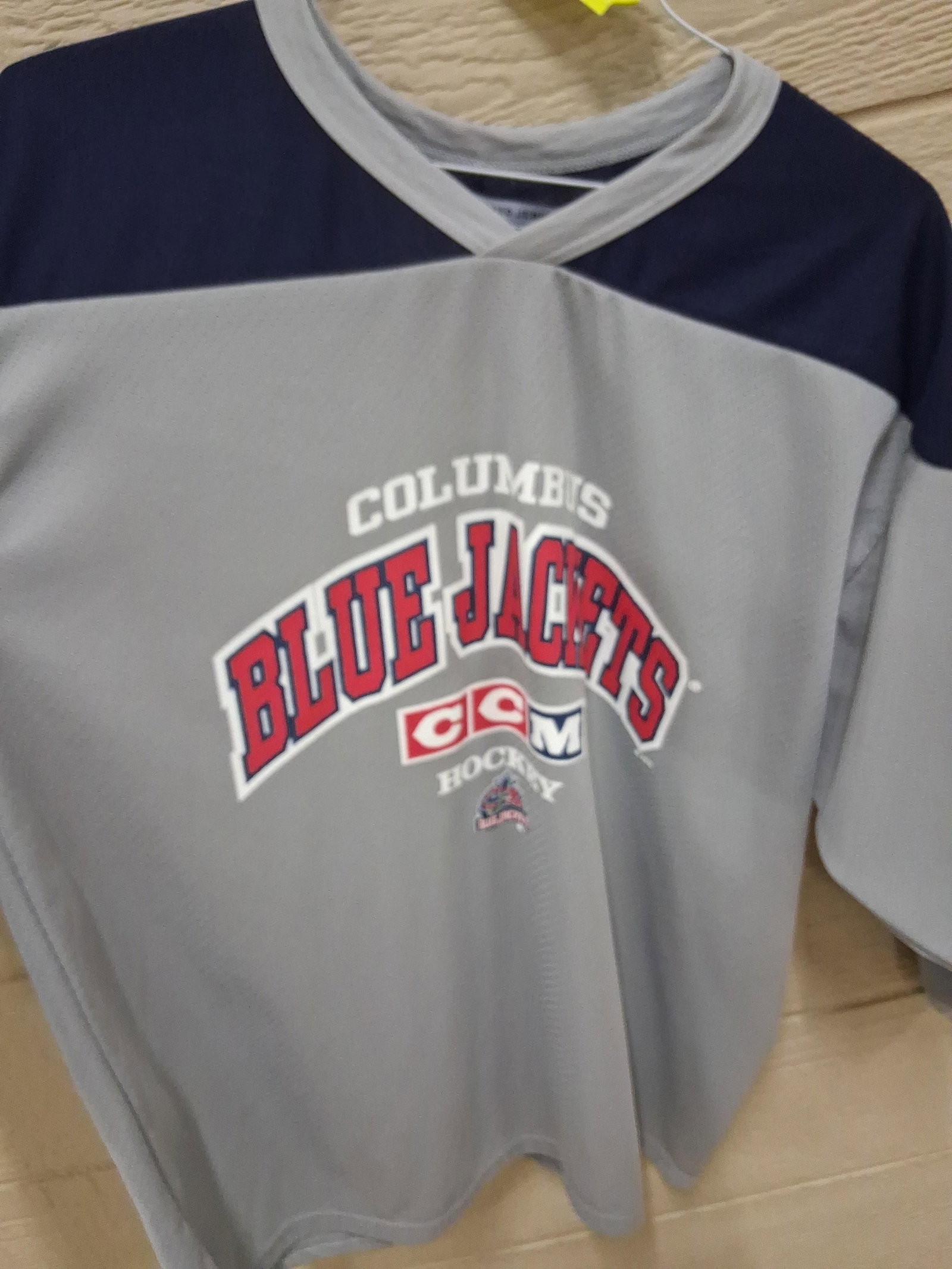 Pair Columbus Blue Jackets Jerseys, Signed KOHO - 8