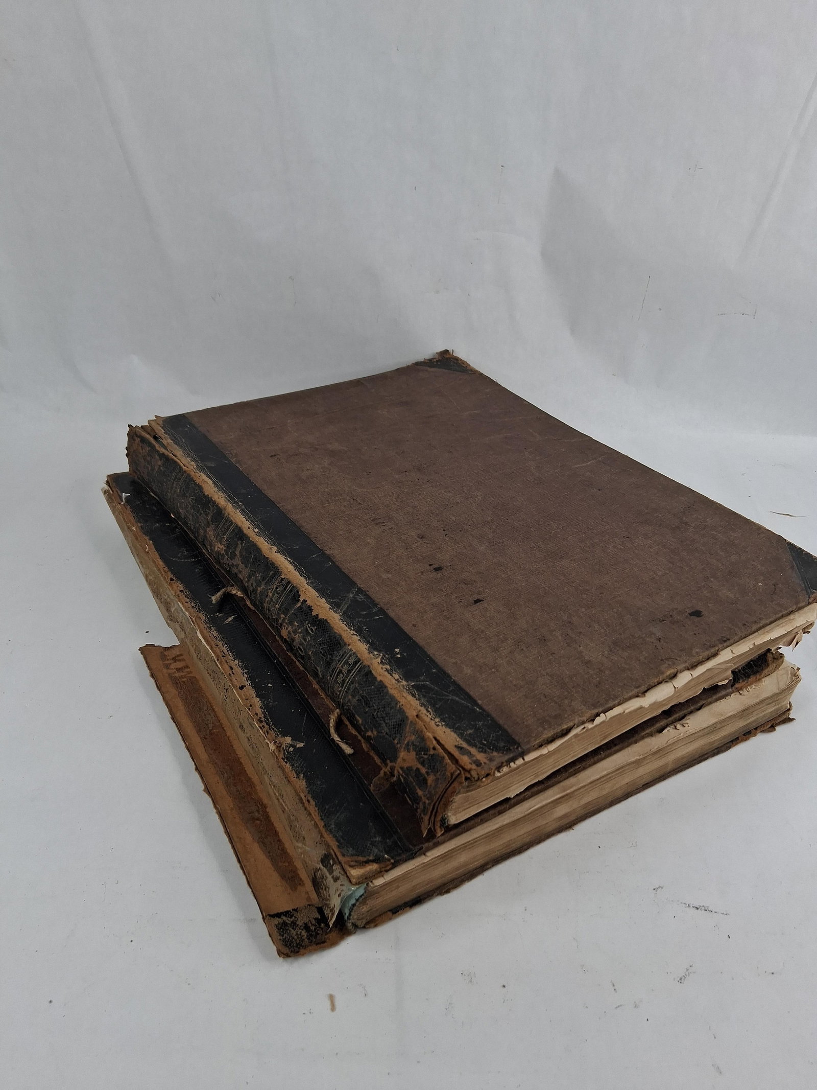 Gleason's Pictorial Drawing-Room Companion, VI-VII: A pair of large folio volumes comprising the weekly issues of the mid-19th-century American periodical Gleason's Pictorial Drawing-Room Companion for the year 1854. This lot includes Volume VI (commen