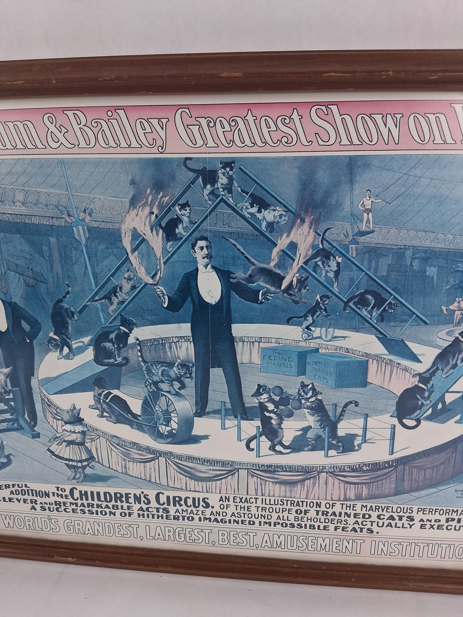 Strobridge Barnum & Bailey Circus Chromolithograph - 3